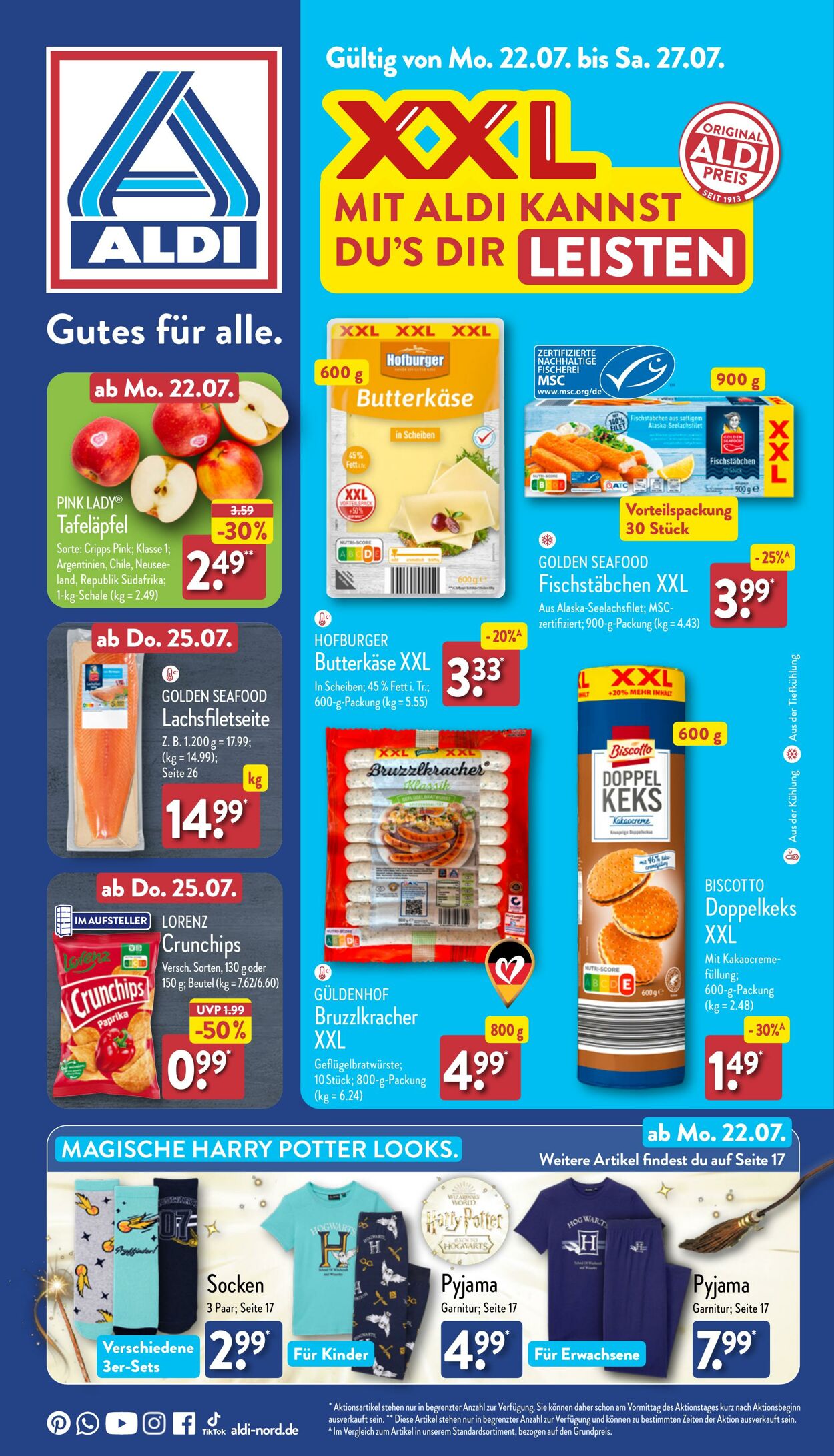 Prospekt Aldi-Nord 22.07.2024 - 27.07.2024