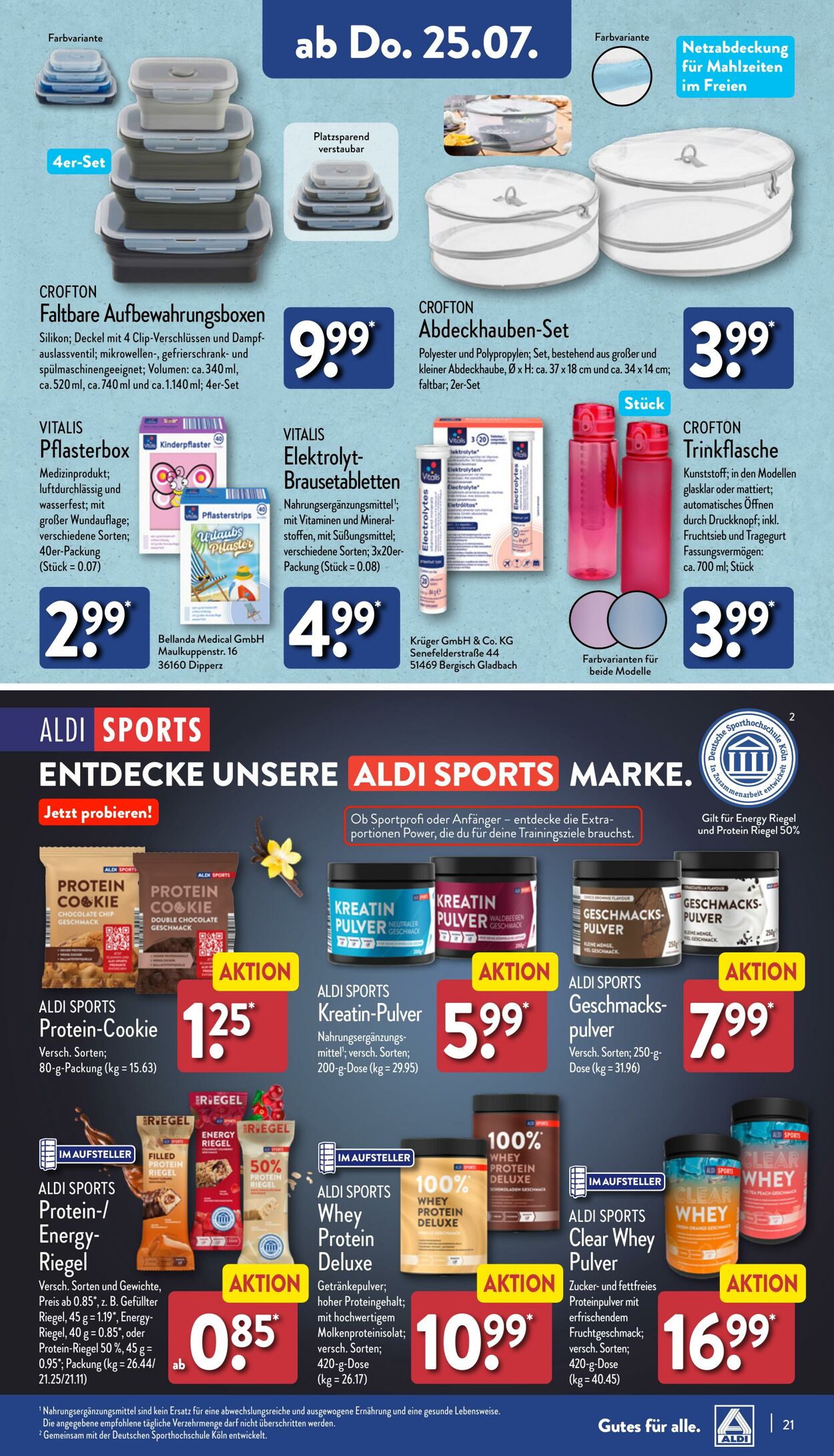 Prospekt Aldi-Nord 22.07.2024 - 27.07.2024