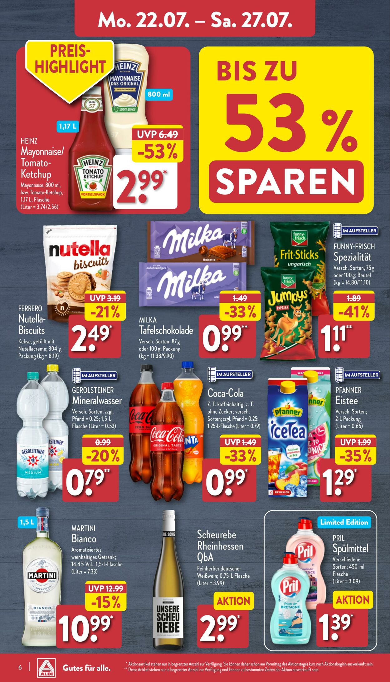 Prospekt Aldi-Nord 22.07.2024 - 27.07.2024