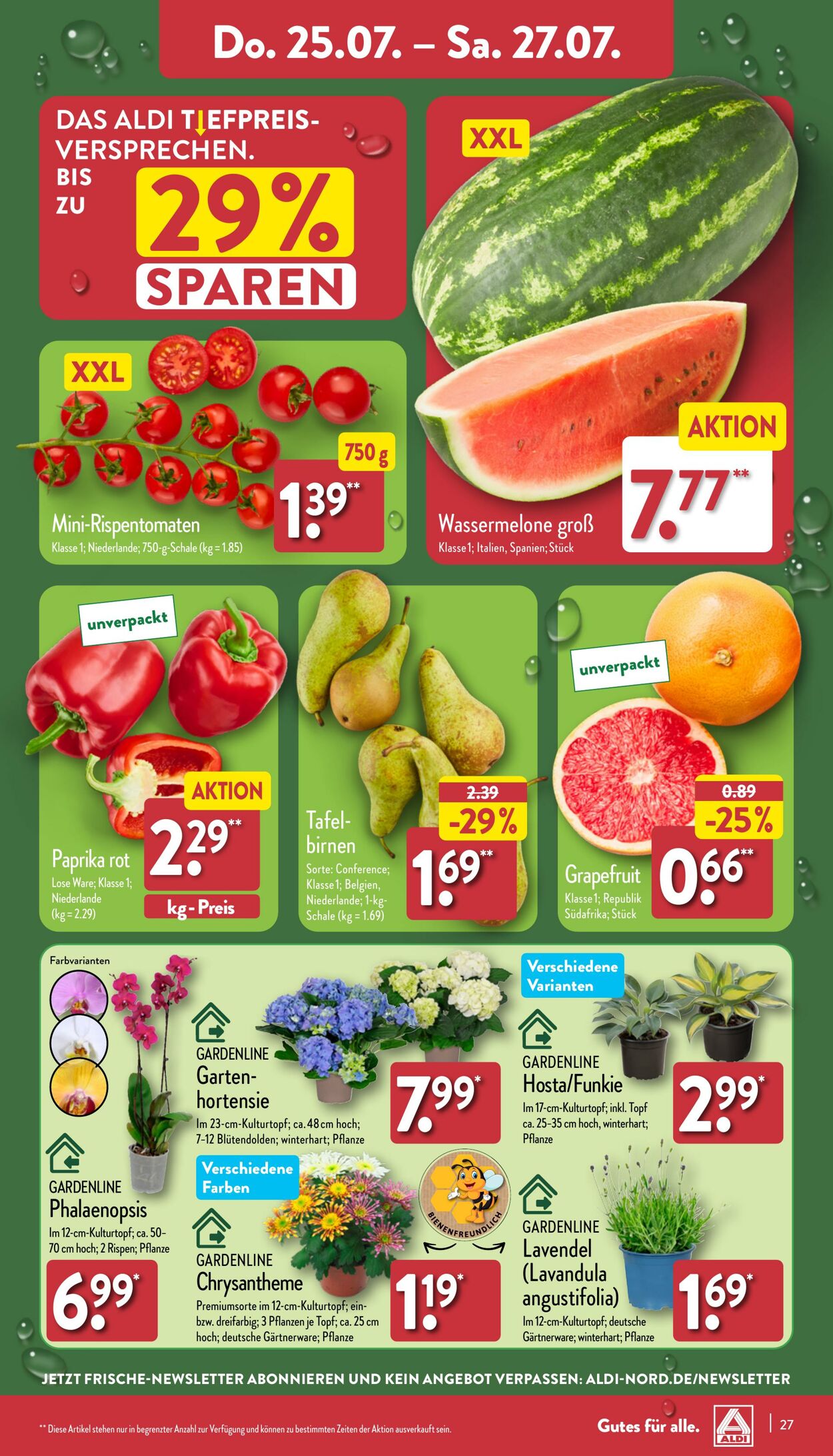 Prospekt Aldi-Nord 22.07.2024 - 27.07.2024