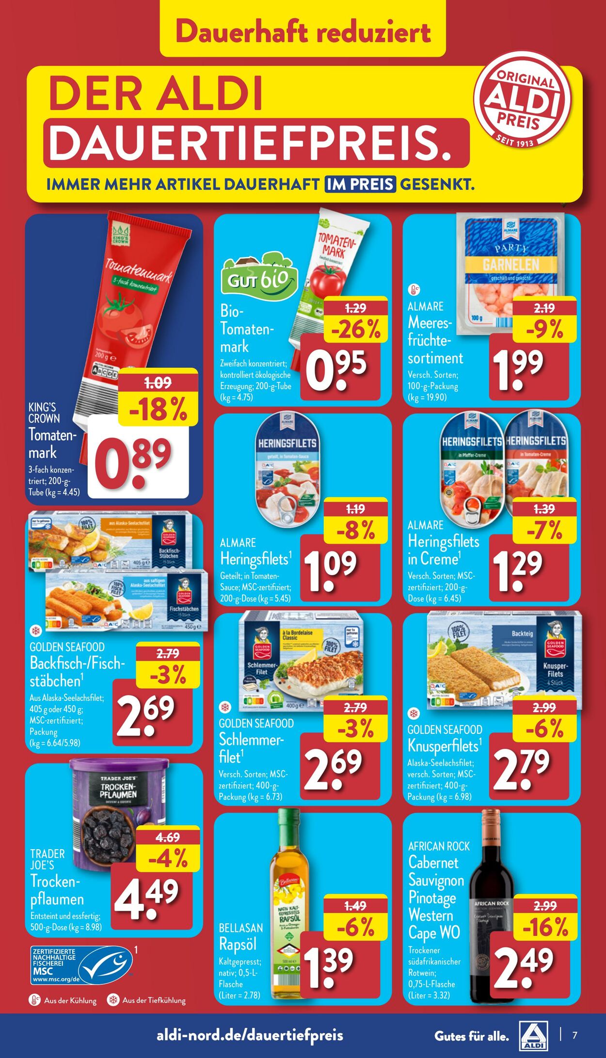 Prospekt Aldi-Nord 22.07.2024 - 27.07.2024