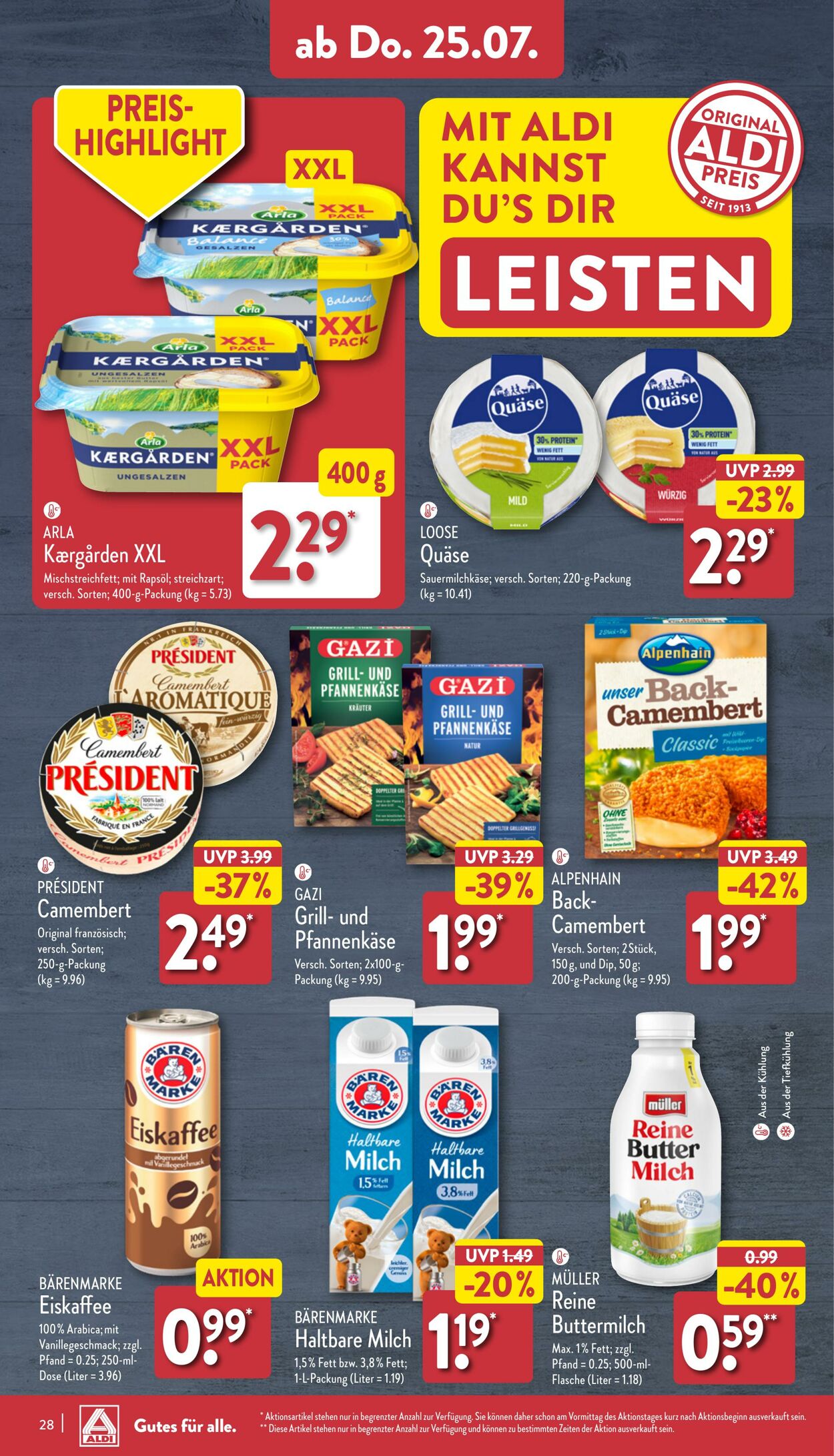 Prospekt Aldi-Nord 22.07.2024 - 27.07.2024