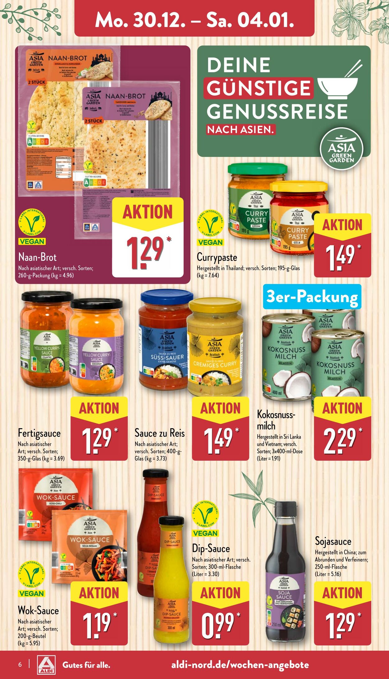 Prospekt Aldi-Nord 30.12.2024 - 04.01.2025