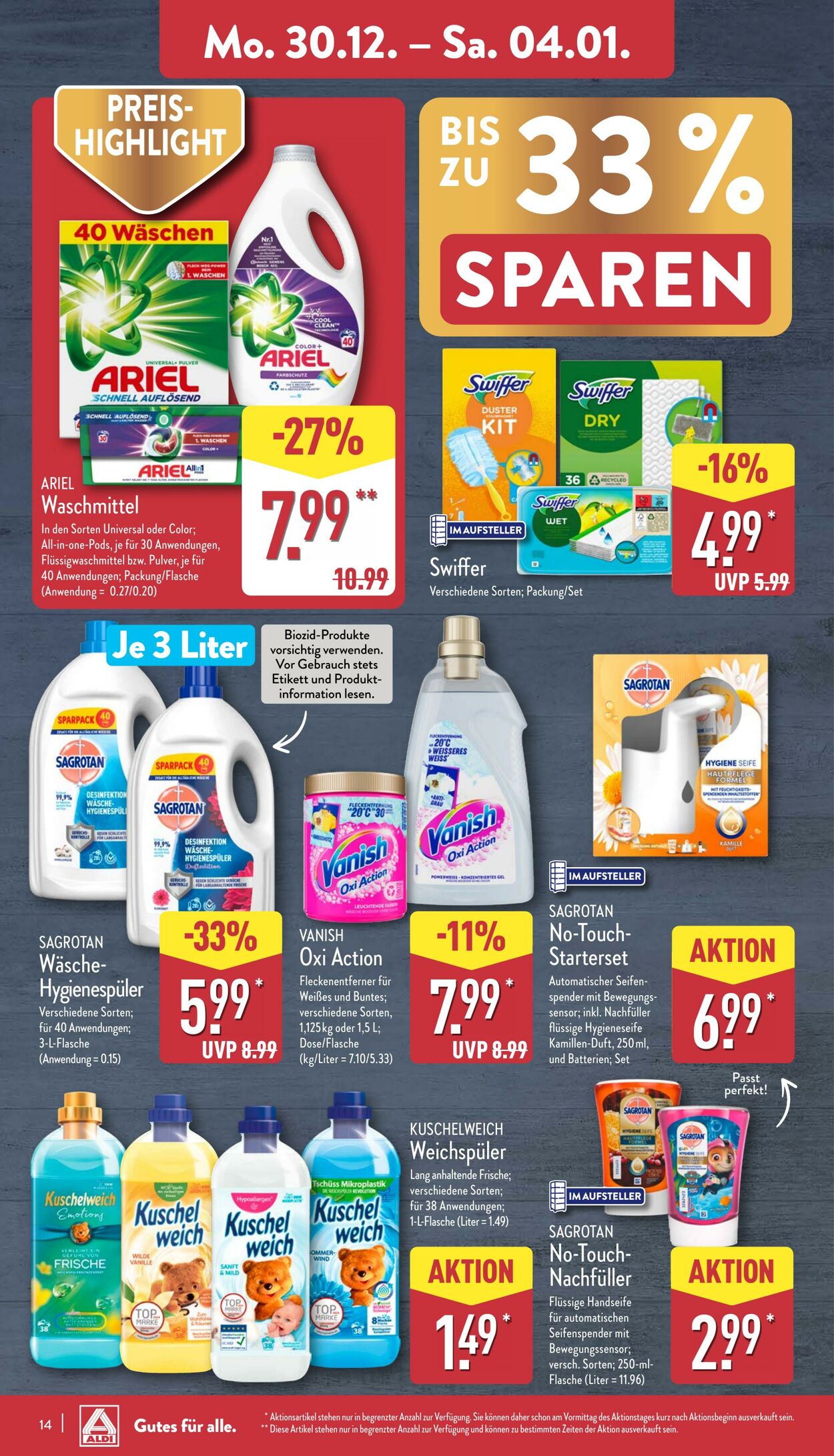 Prospekt Aldi-Nord 30.12.2024 - 04.01.2025