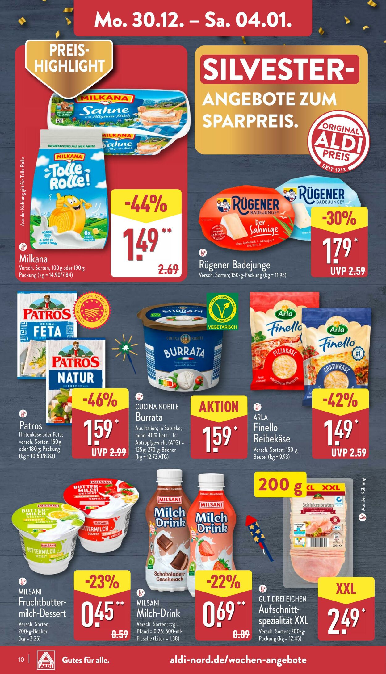 Prospekt Aldi-Nord 30.12.2024 - 04.01.2025