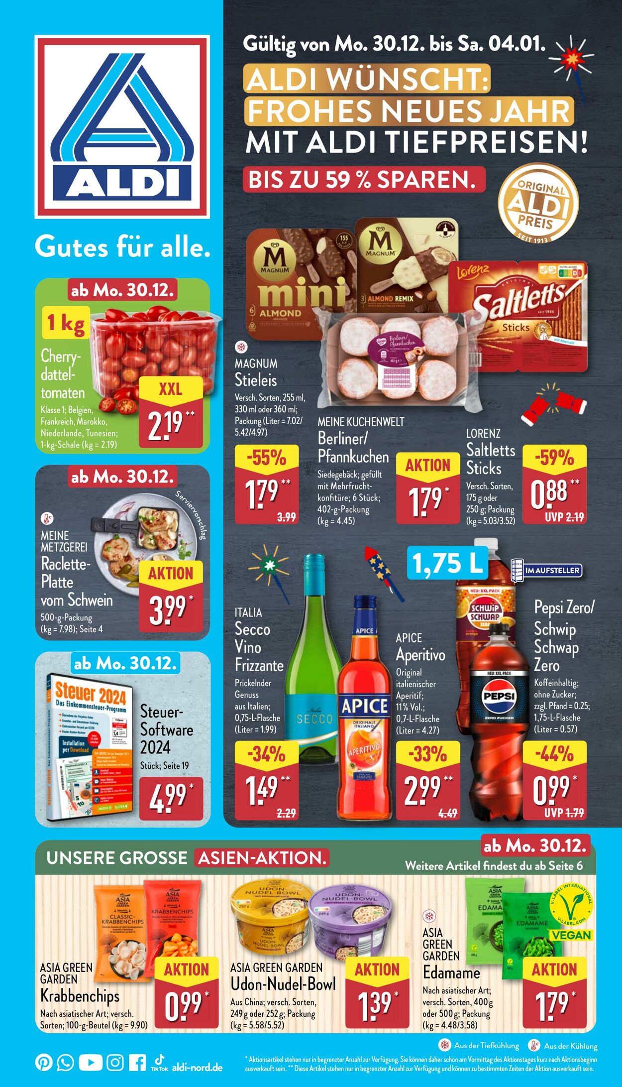 Prospekt Aldi-Nord 30.12.2024 - 04.01.2025