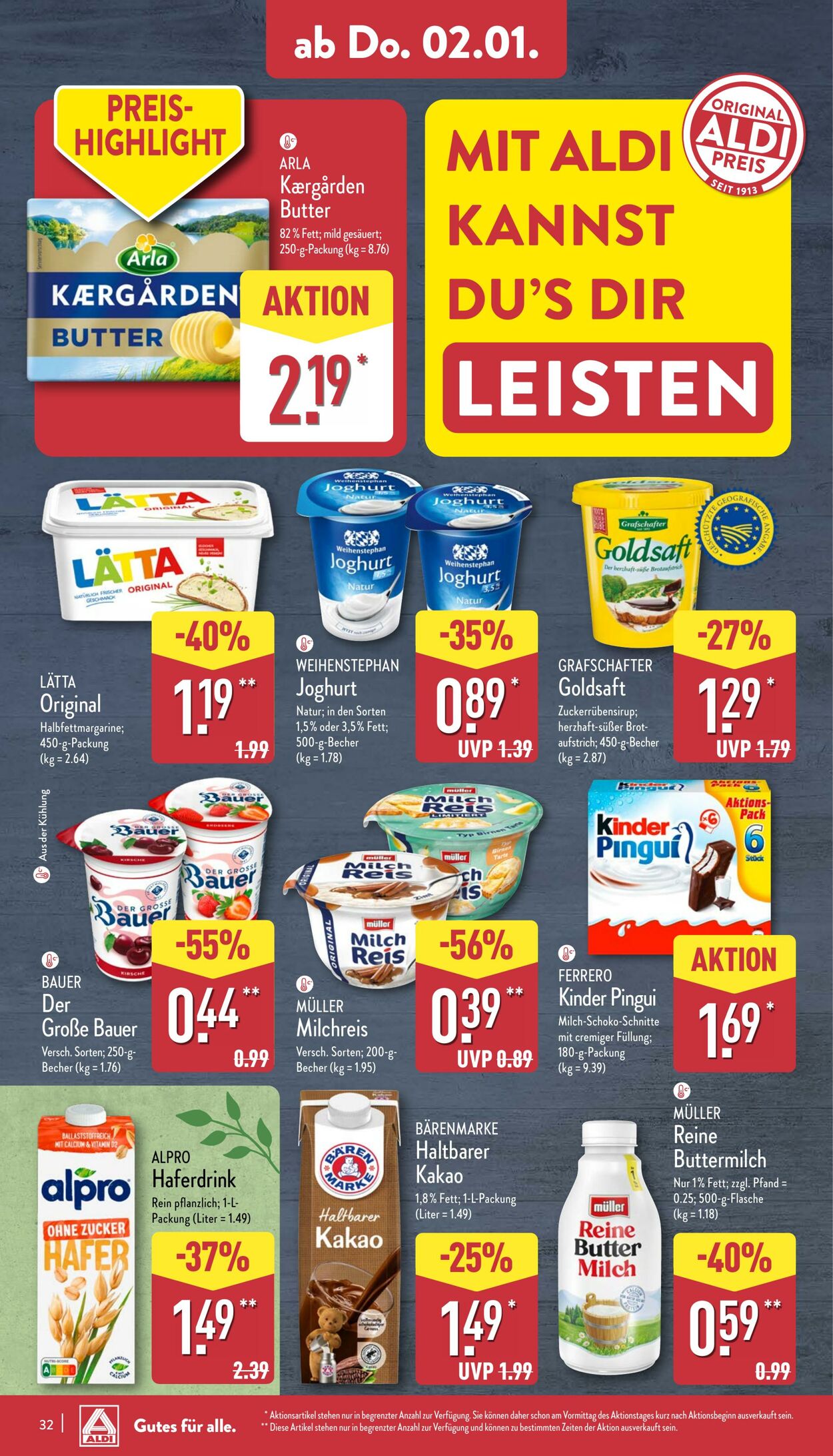 Prospekt Aldi-Nord 30.12.2024 - 04.01.2025