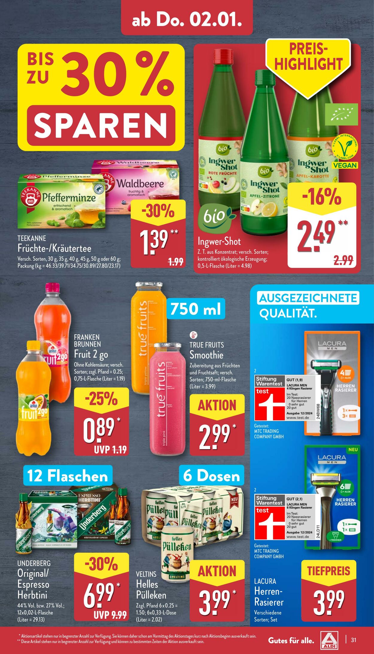 Prospekt Aldi-Nord 30.12.2024 - 04.01.2025