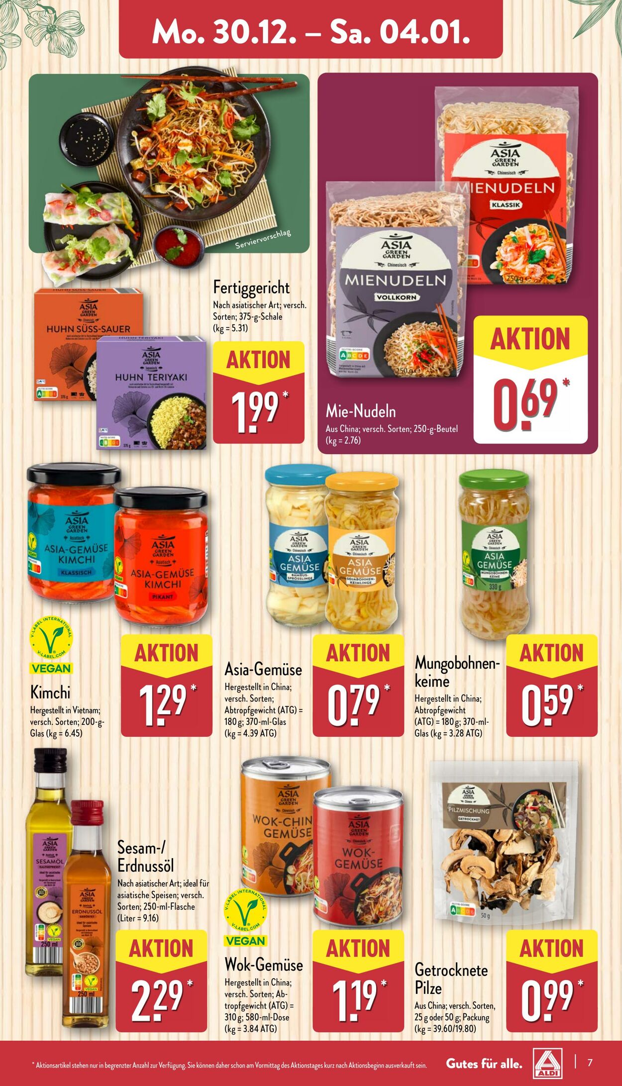 Prospekt Aldi-Nord 30.12.2024 - 04.01.2025