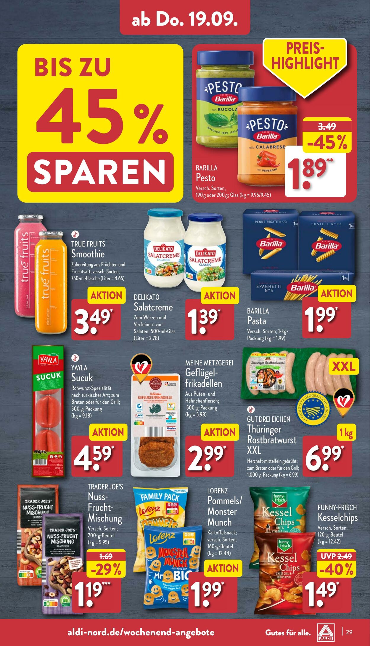 Prospekt Aldi-Nord 16.09.2024 - 21.09.2024