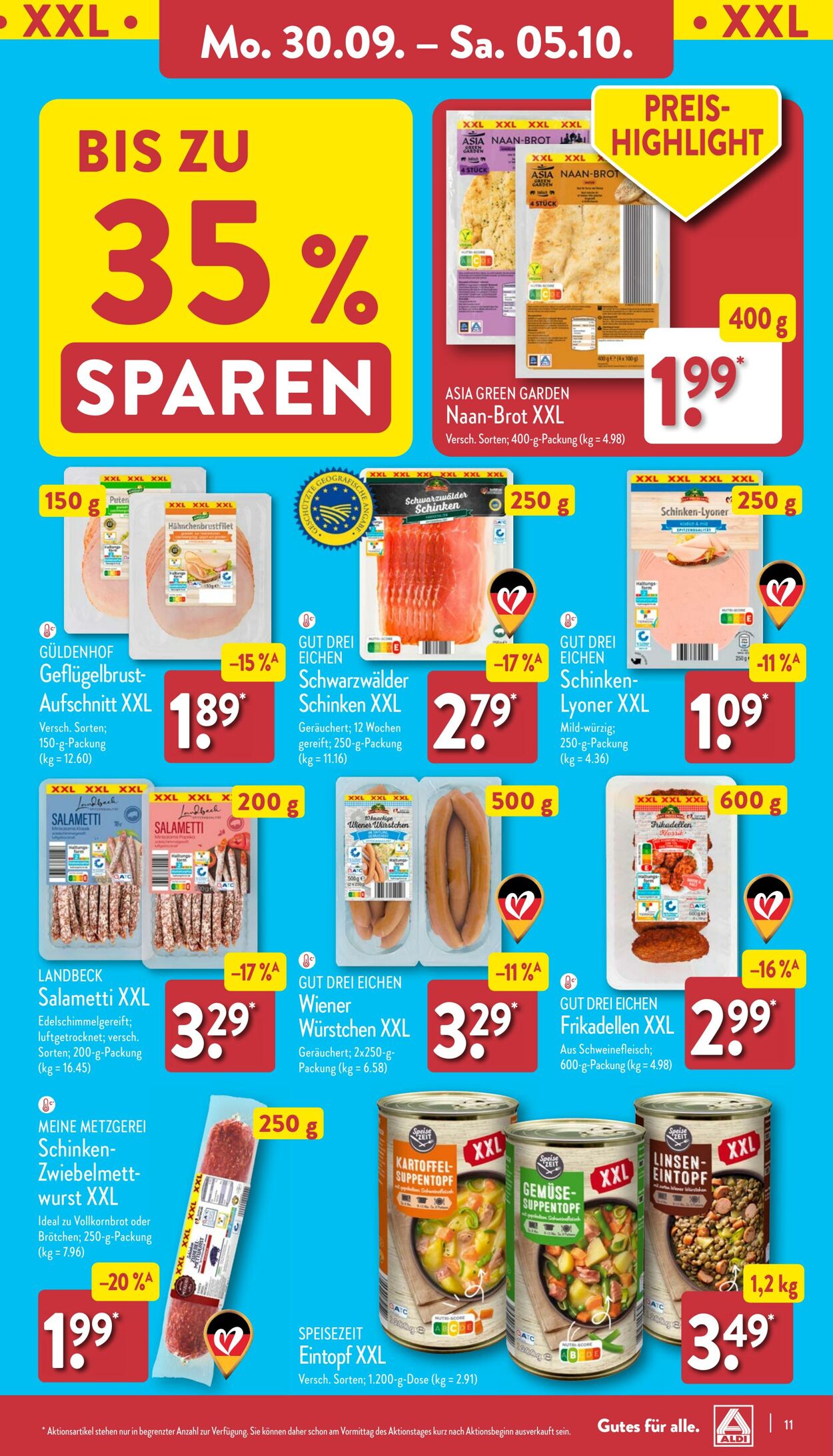 Prospekt Aldi-Nord 29.09.2024 - 06.10.2024