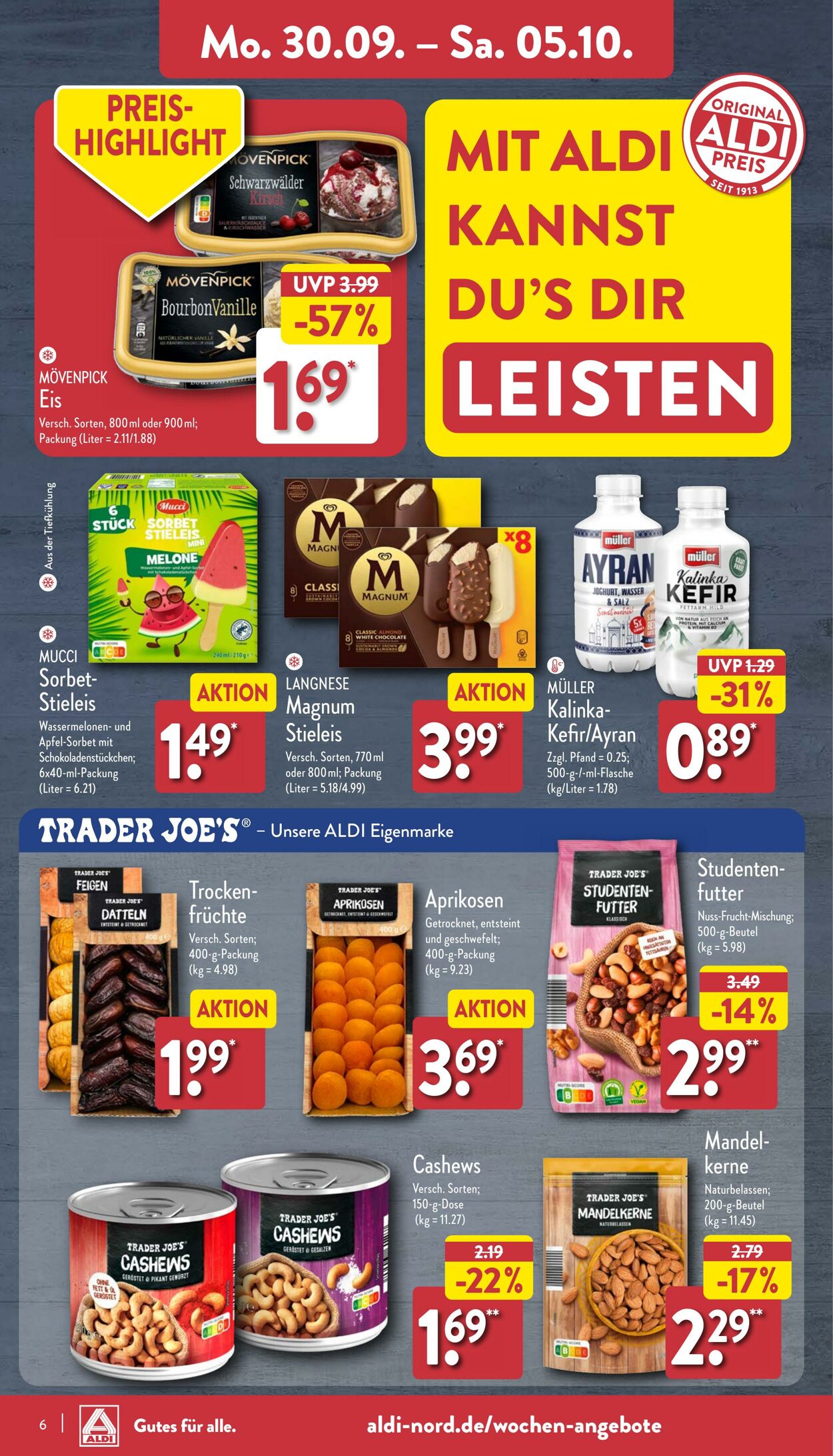 Prospekt Aldi-Nord 29.09.2024 - 06.10.2024