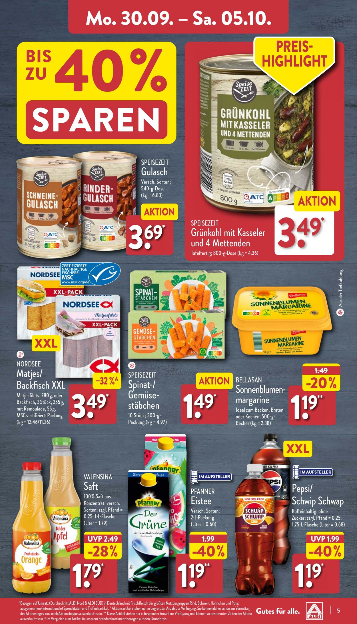 Prospekt Aldi-Nord 29.09.2024 - 06.10.2024