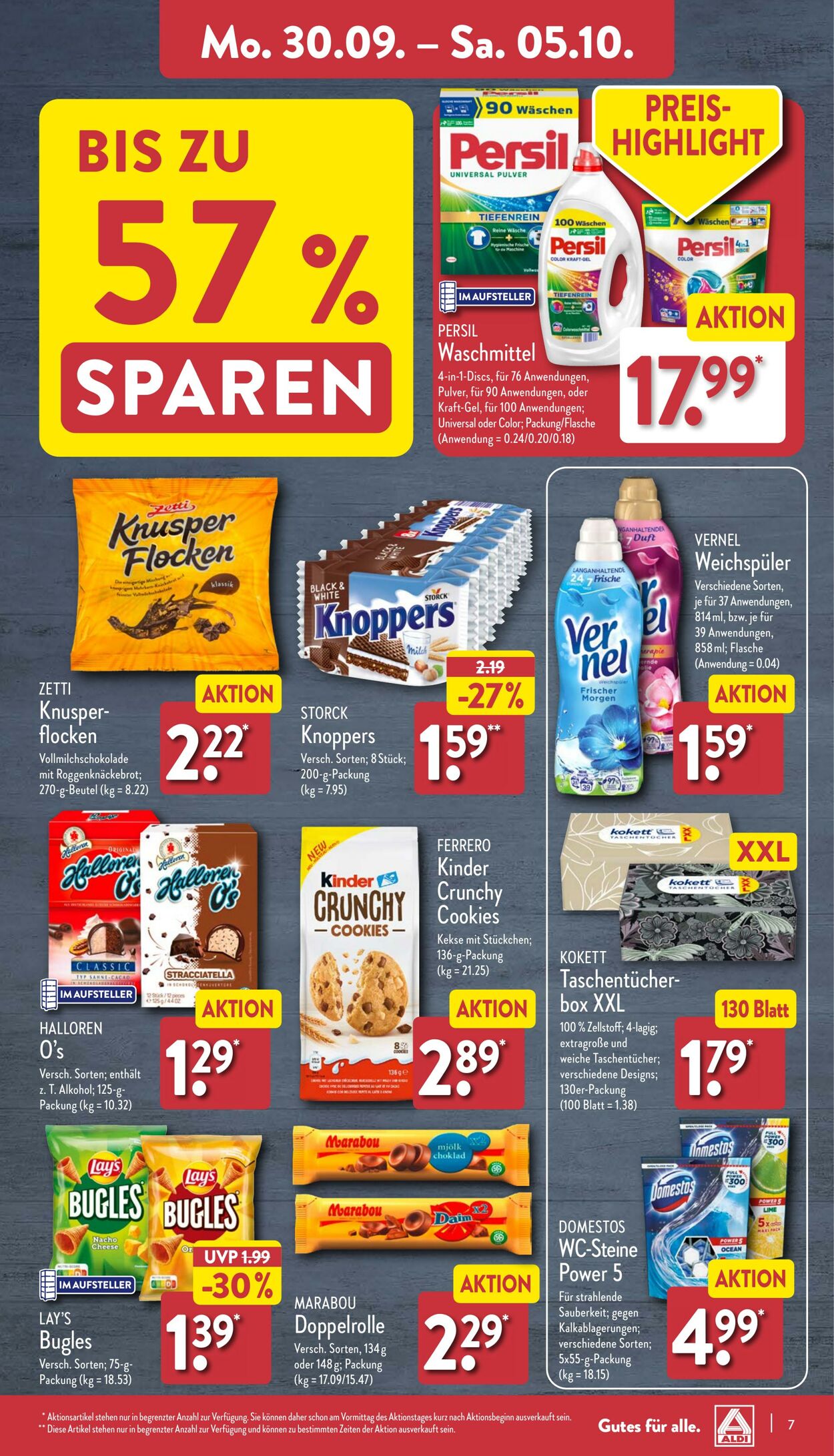 Prospekt Aldi-Nord 29.09.2024 - 06.10.2024