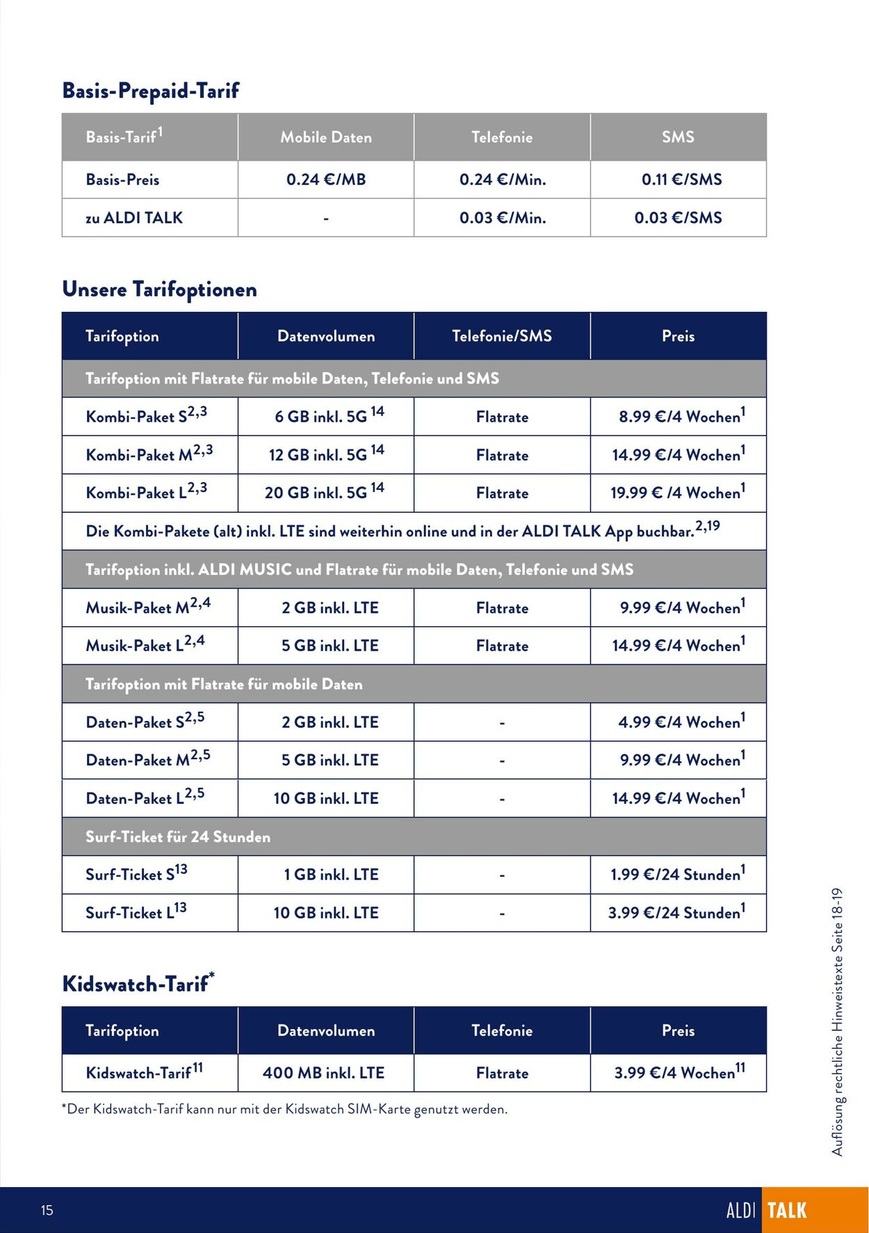 Prospekt Aldi-Nord 01.07.2023 - 30.09.2023