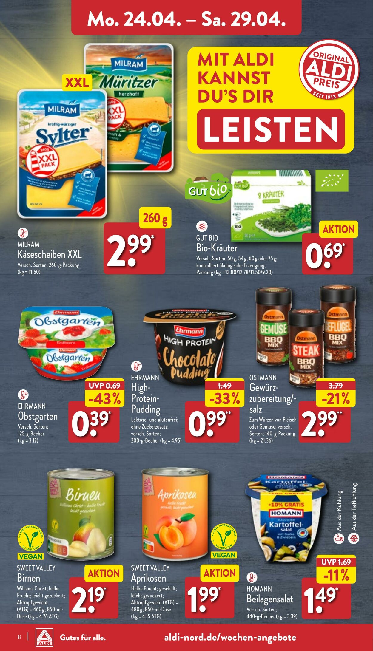 Prospekt Aldi-Nord 24.04.2023 - 29.04.2023