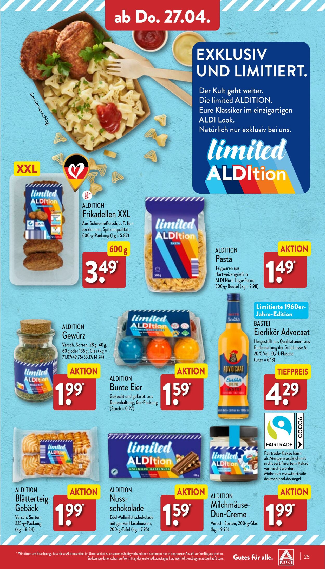 Prospekt Aldi-Nord 24.04.2023 - 29.04.2023