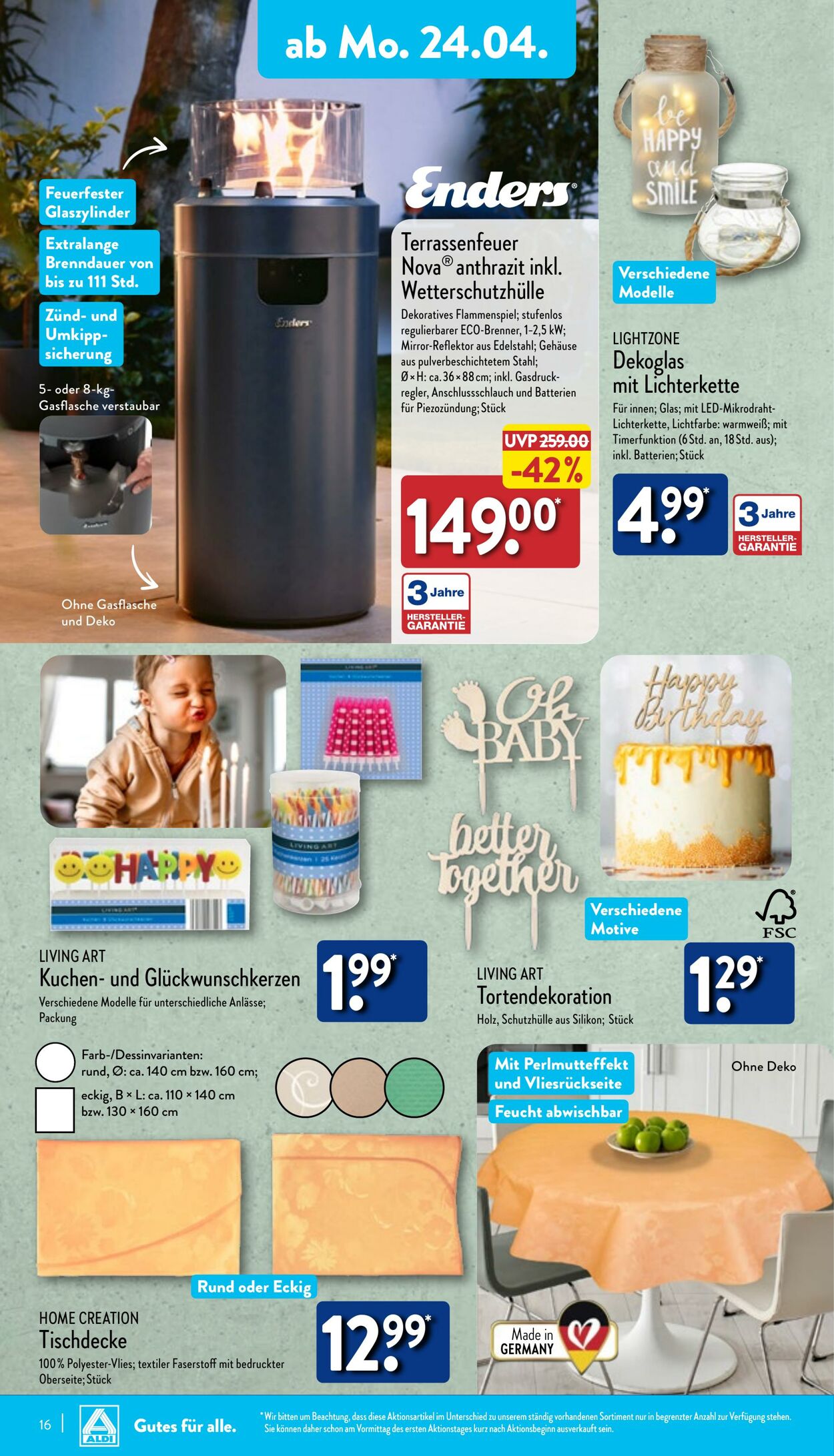 Prospekt Aldi-Nord 24.04.2023 - 29.04.2023