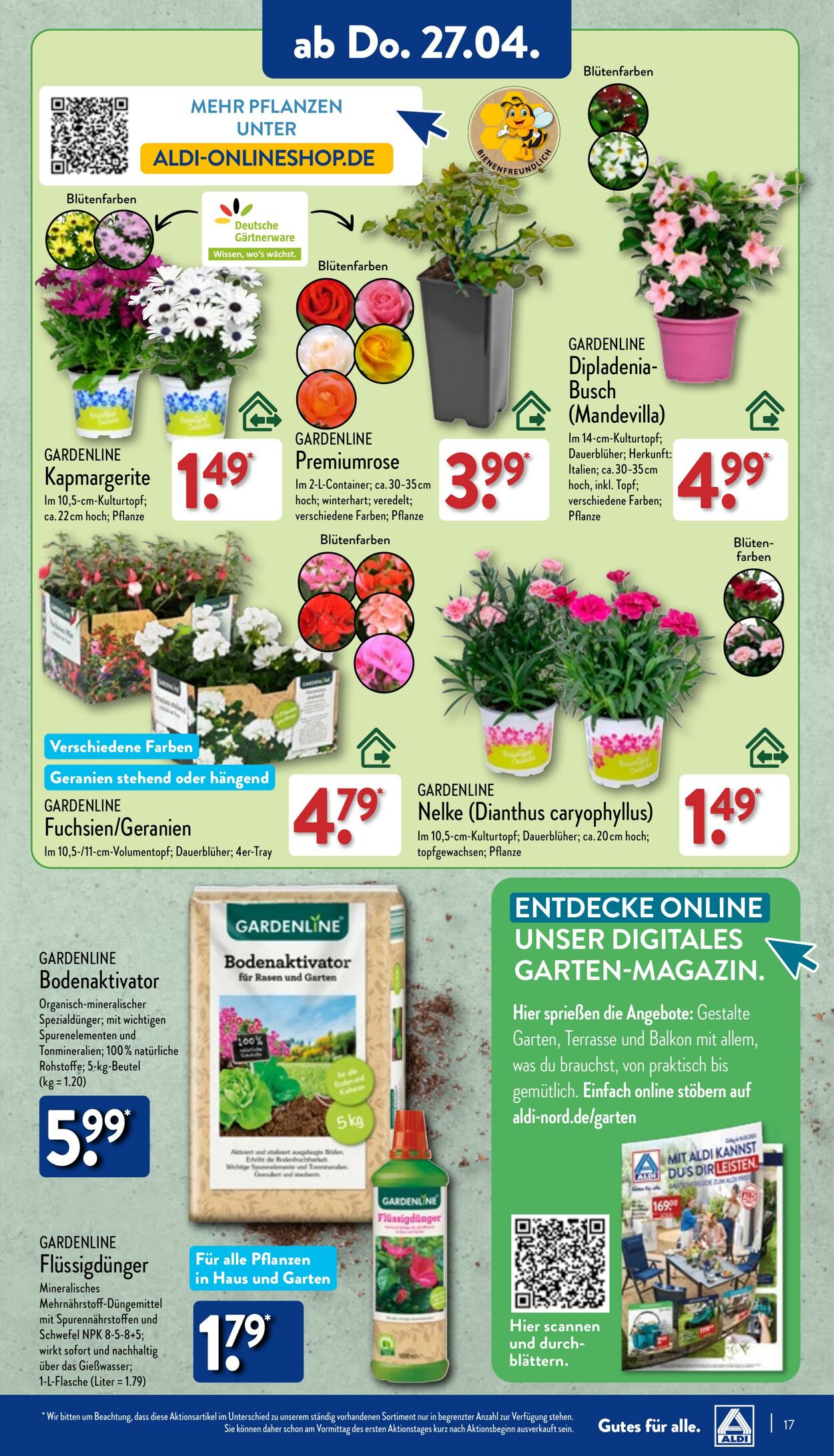 Prospekt Aldi-Nord 24.04.2023 - 29.04.2023