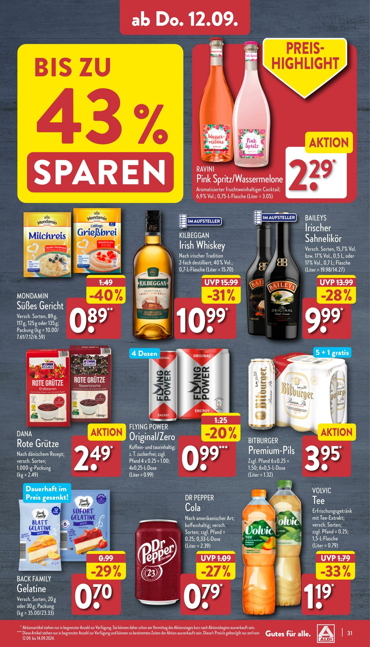 Prospekt Aldi-Nord 08.09.2024 - 14.09.2024