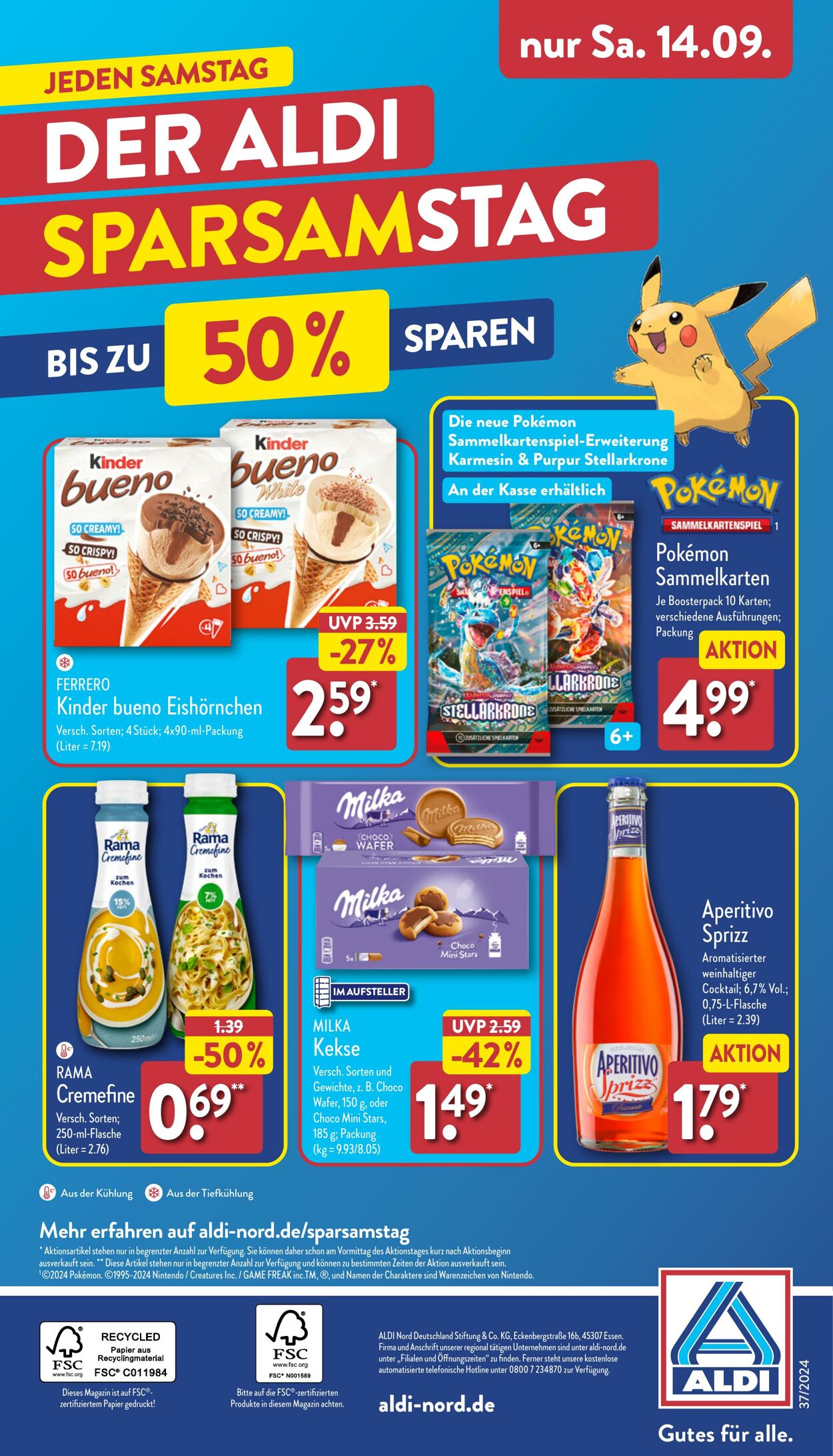 Prospekt Aldi-Nord 08.09.2024 - 14.09.2024