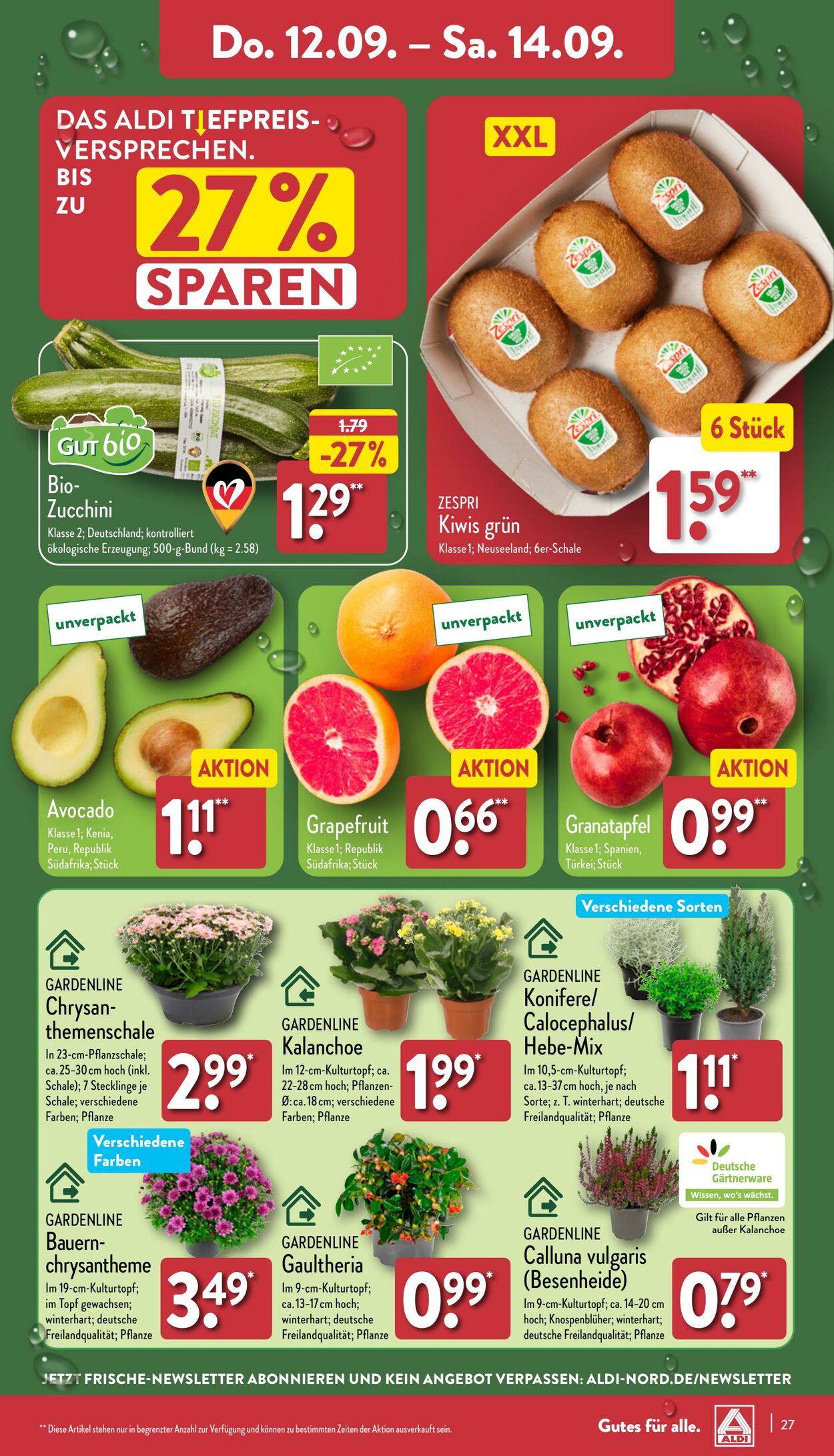 Prospekt Aldi-Nord 08.09.2024 - 14.09.2024