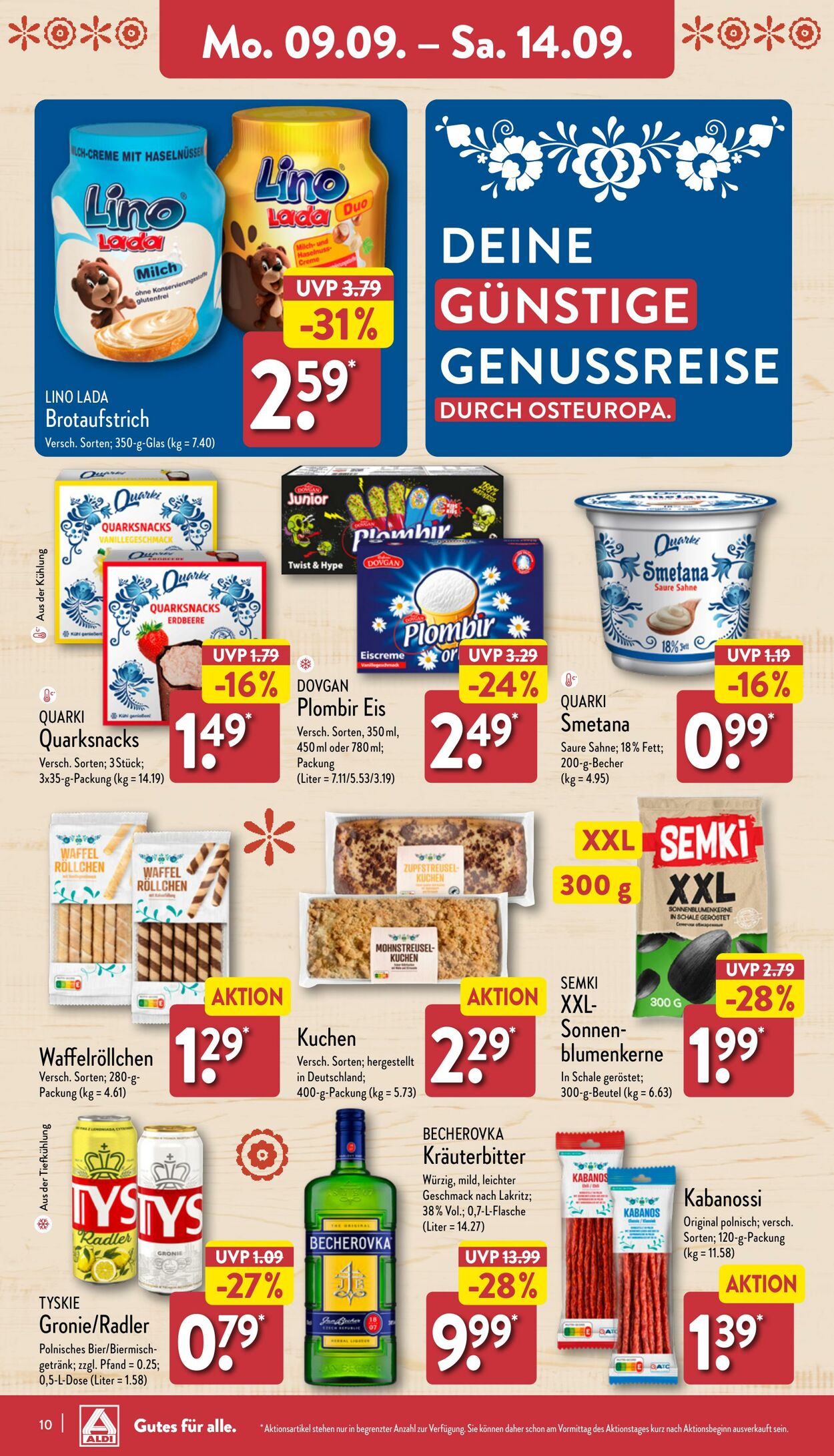 Prospekt Aldi-Nord 08.09.2024 - 14.09.2024