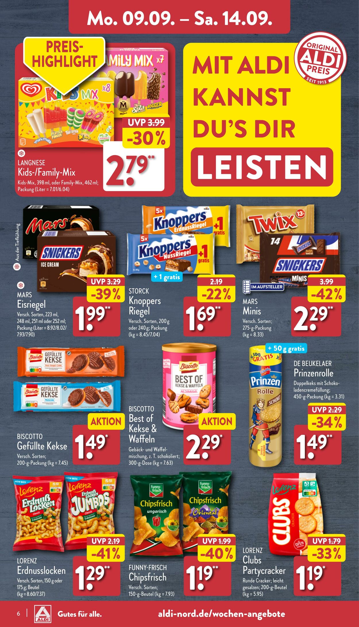 Prospekt Aldi-Nord 08.09.2024 - 14.09.2024