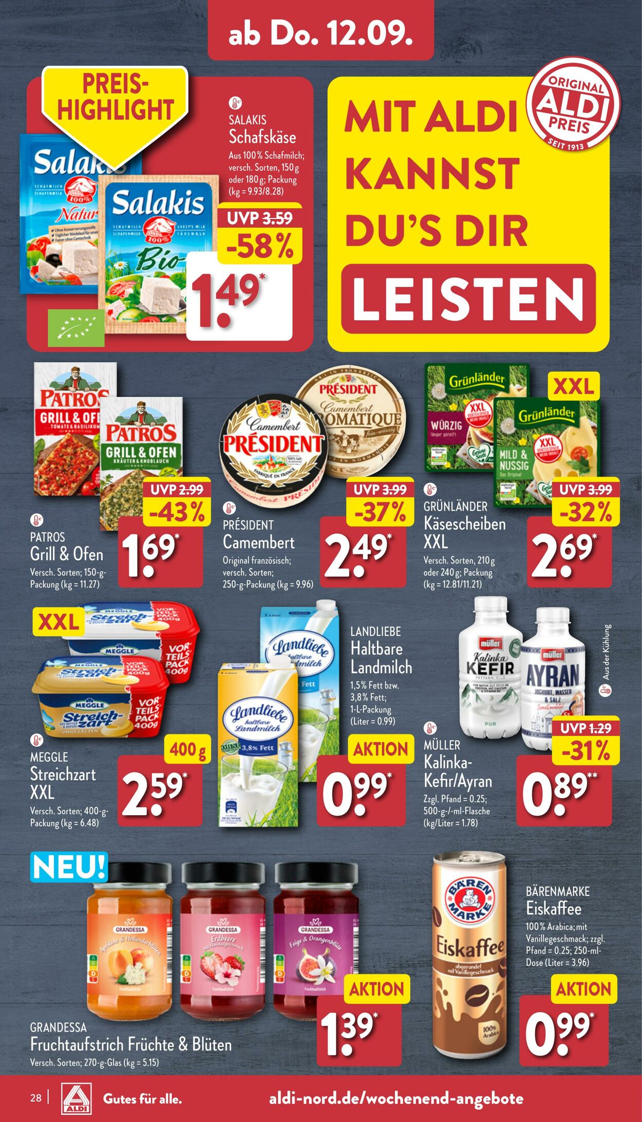 Prospekt Aldi-Nord 08.09.2024 - 14.09.2024