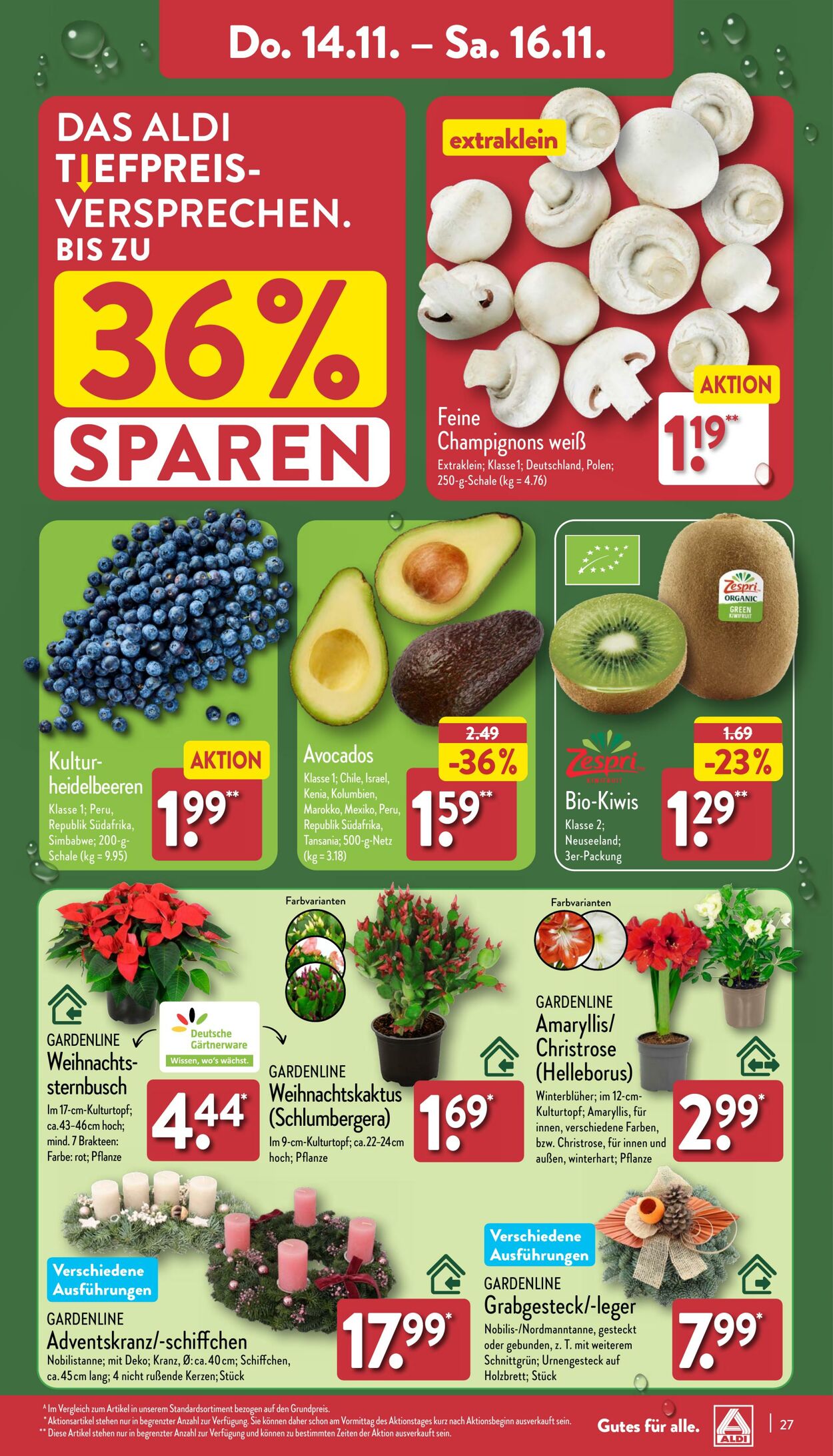 Prospekt Aldi-Nord 11.11.2024 - 18.11.2024