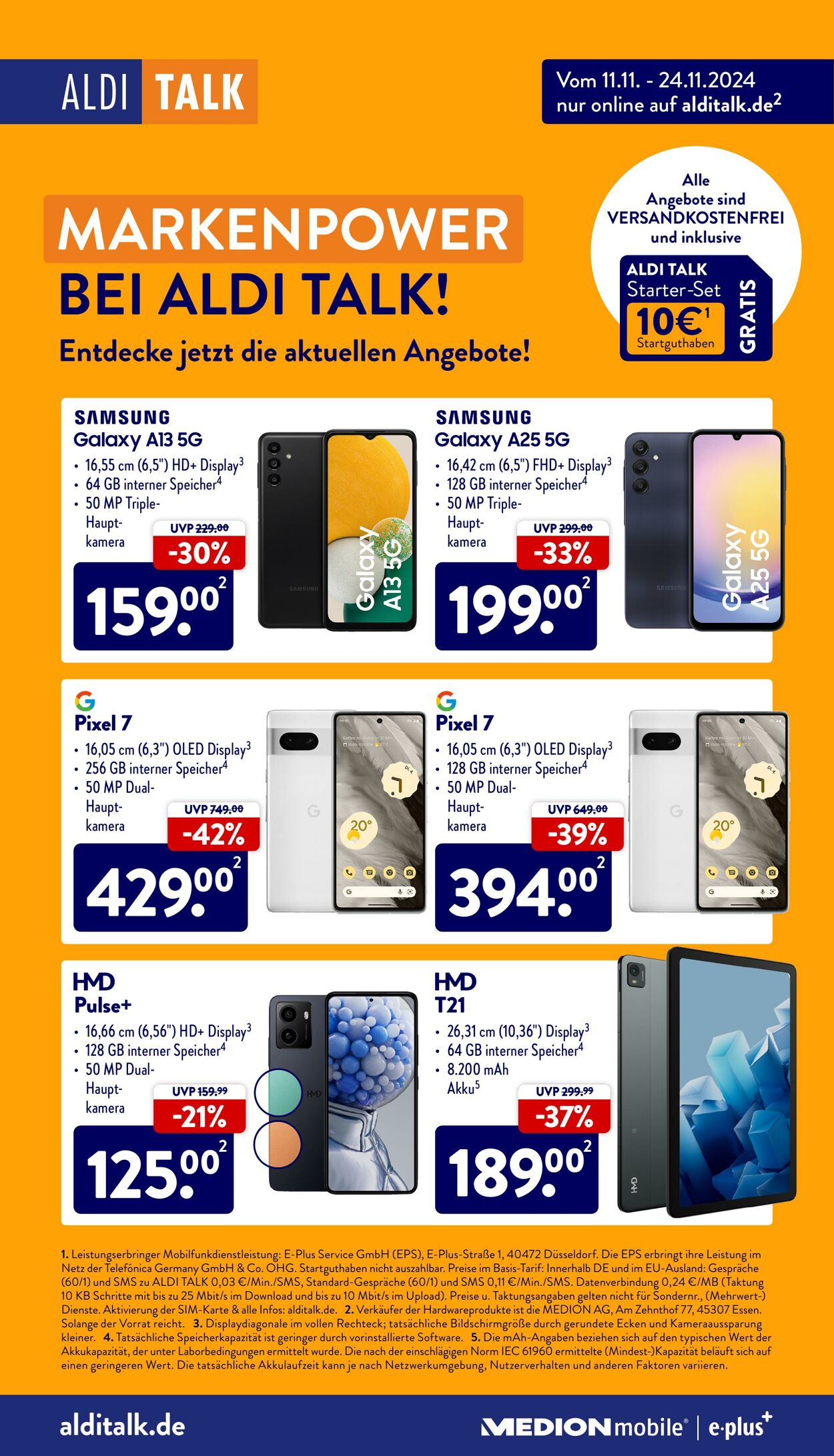 Prospekt Aldi-Nord 11.11.2024 - 18.11.2024