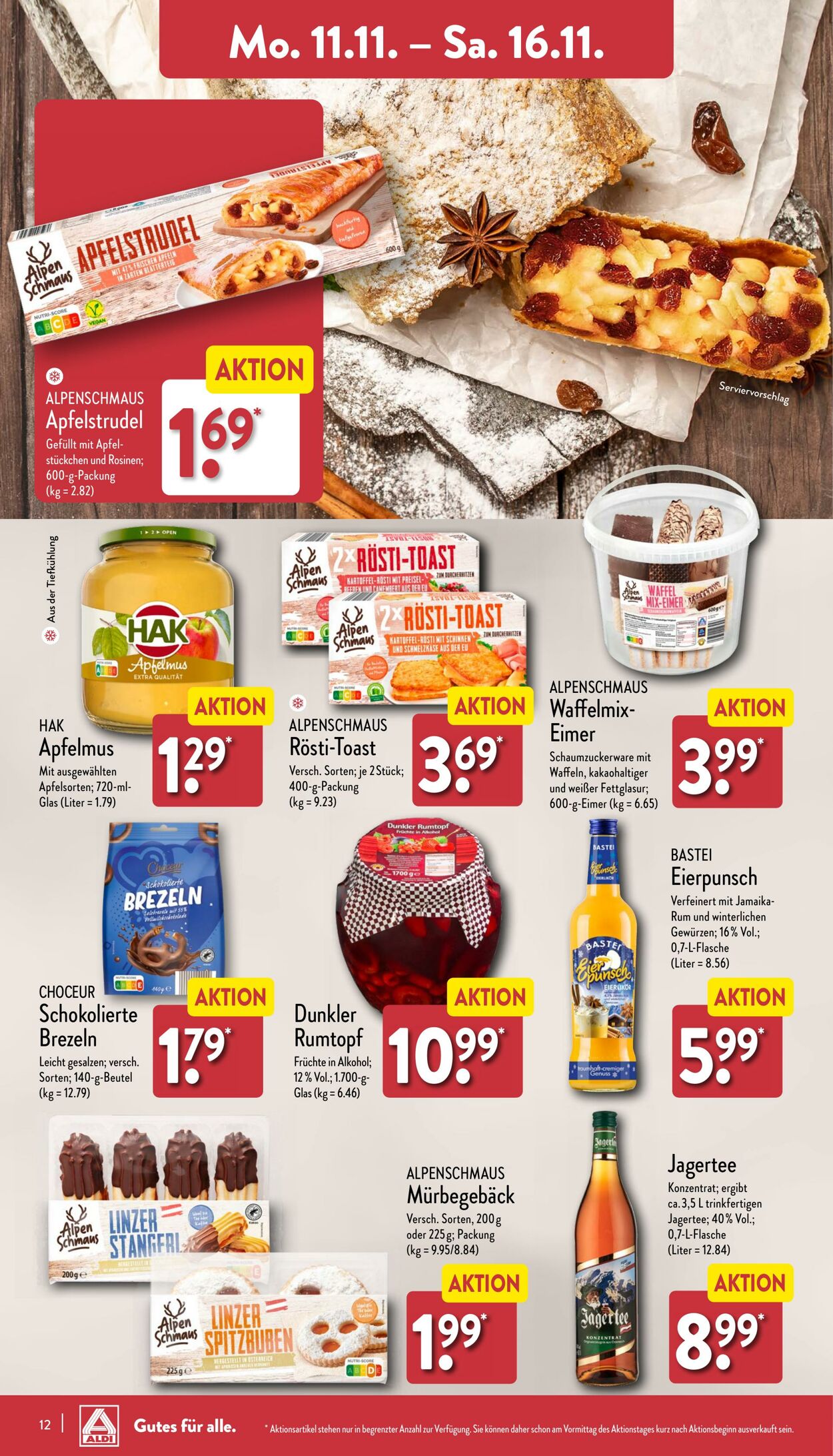 Prospekt Aldi-Nord 11.11.2024 - 18.11.2024