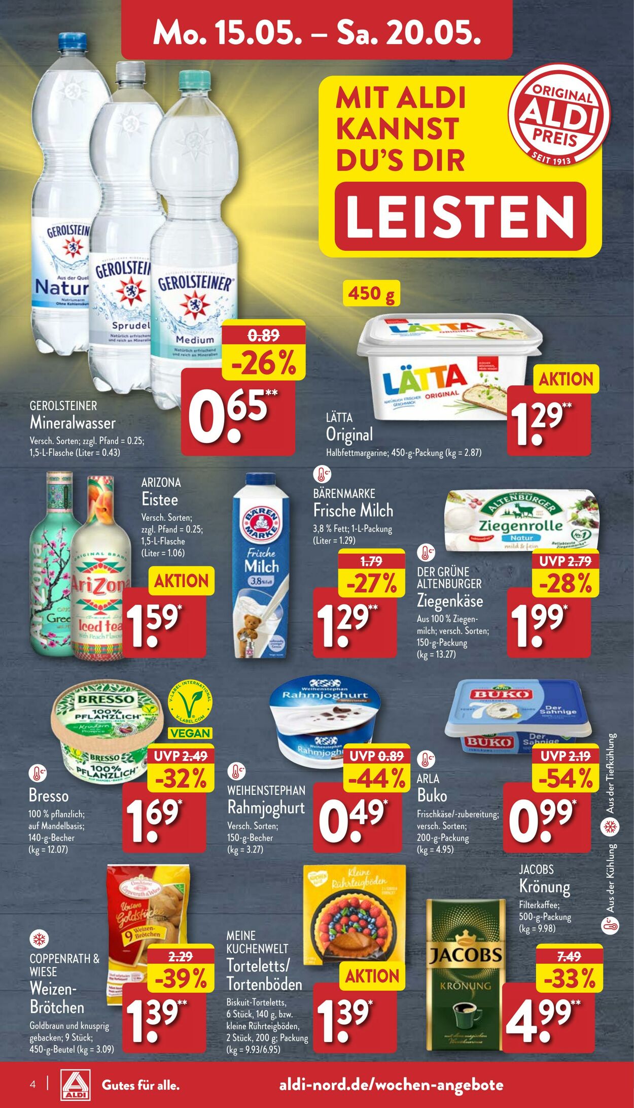 Prospekt Aldi-Nord 15.05.2023 - 20.05.2023