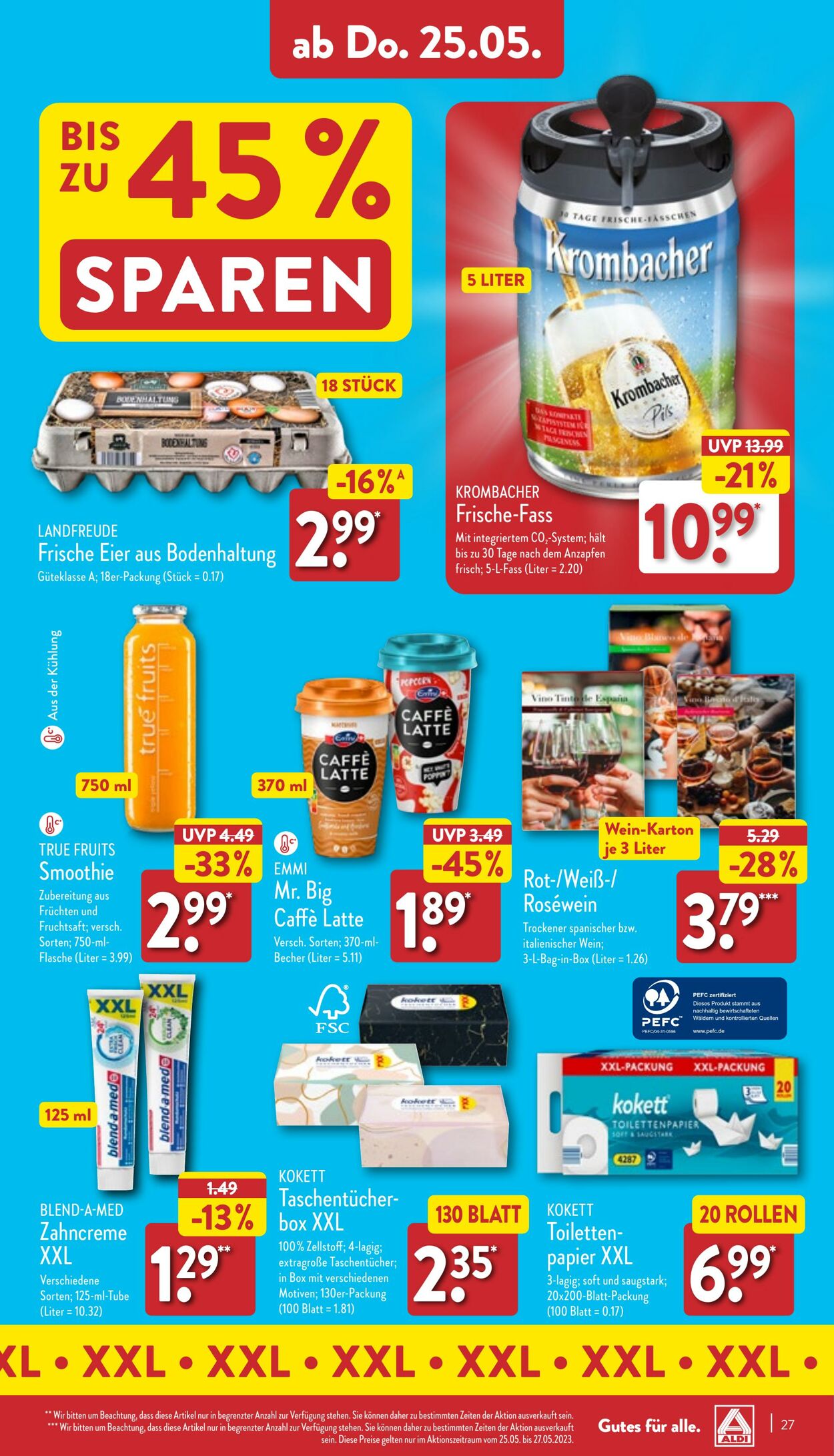 Prospekt Aldi-Nord 22.05.2023 - 27.05.2023