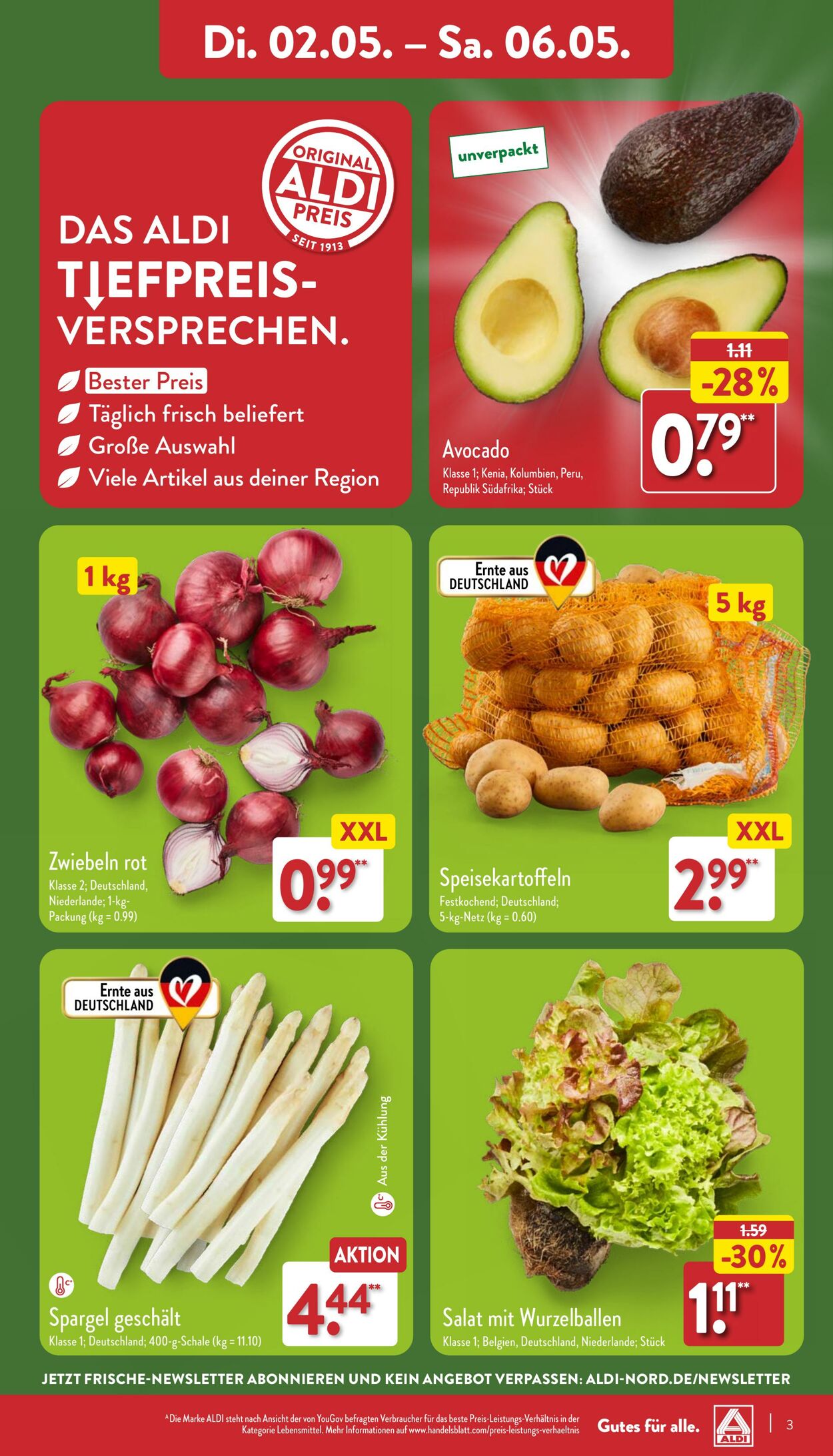 Prospekt Aldi-Nord 02.05.2023 - 06.05.2023