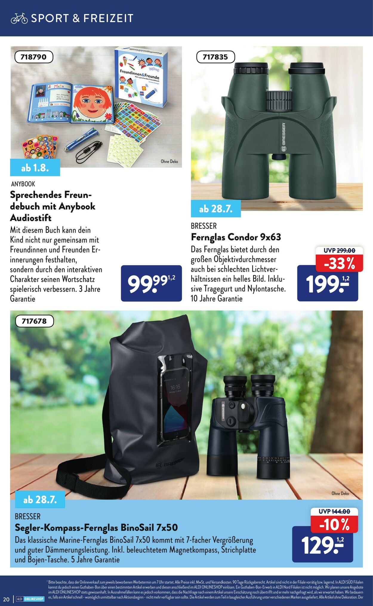 Prospekt Aldi-Nord 18.07.2022 - 31.07.2022