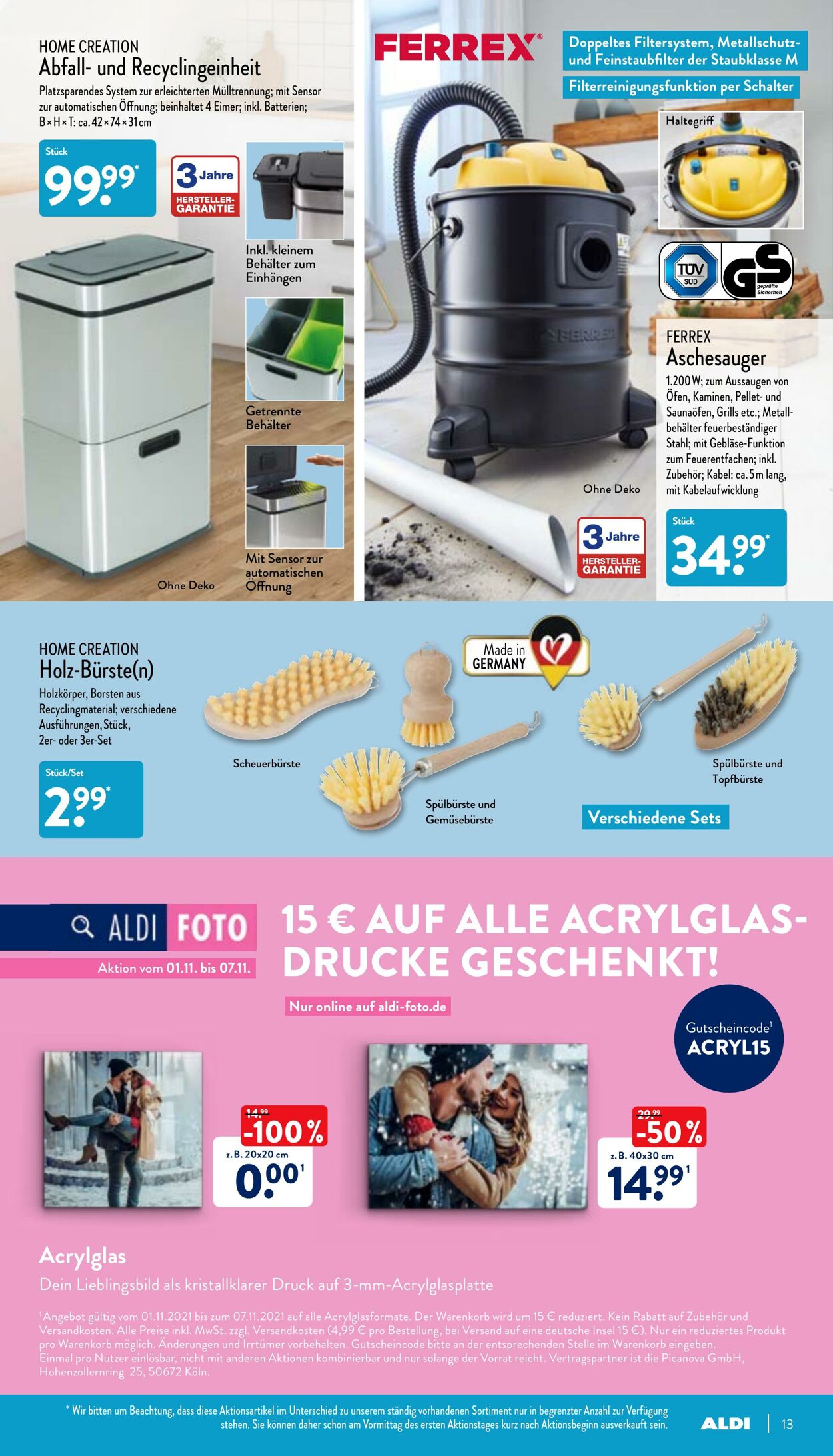 Prospekt Aldi-Nord 01.11.2021 - 06.11.2021