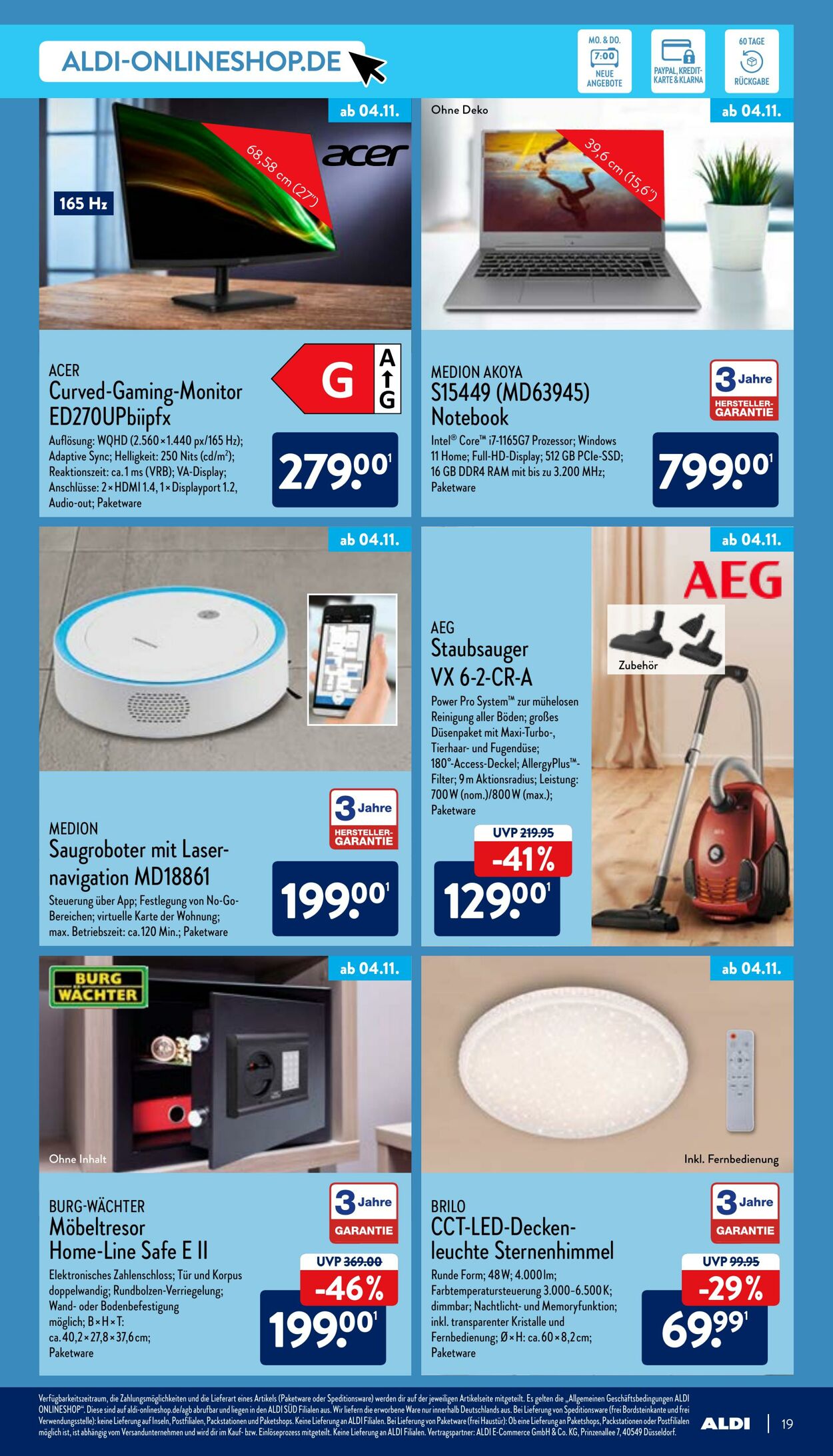 Prospekt Aldi-Nord 01.11.2021 - 06.11.2021