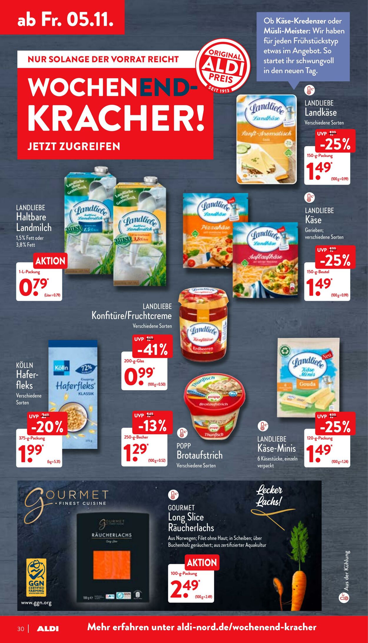 Prospekt Aldi-Nord 01.11.2021 - 06.11.2021