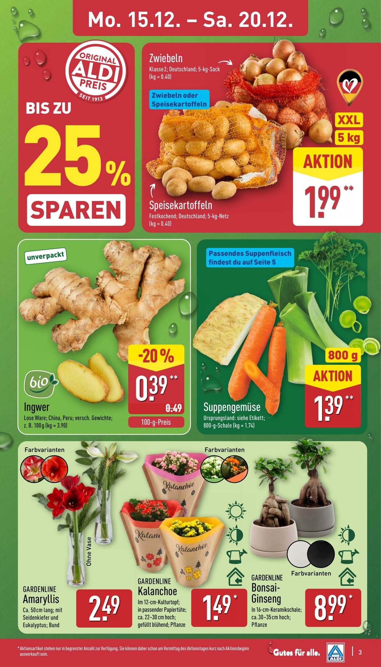Prospekt Aldi-Nord 15.12.2025 - 20.12.2025
