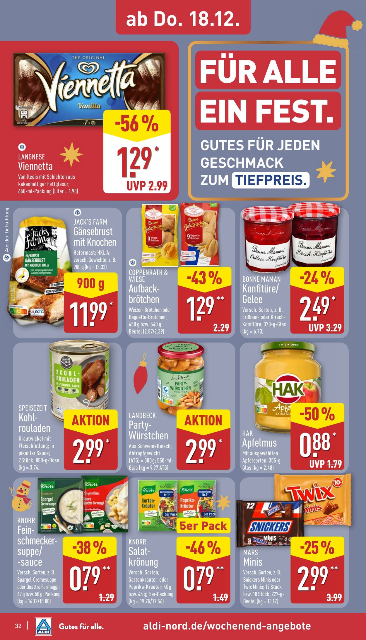 Prospekt Aldi-Nord 15.12.2025 - 20.12.2025