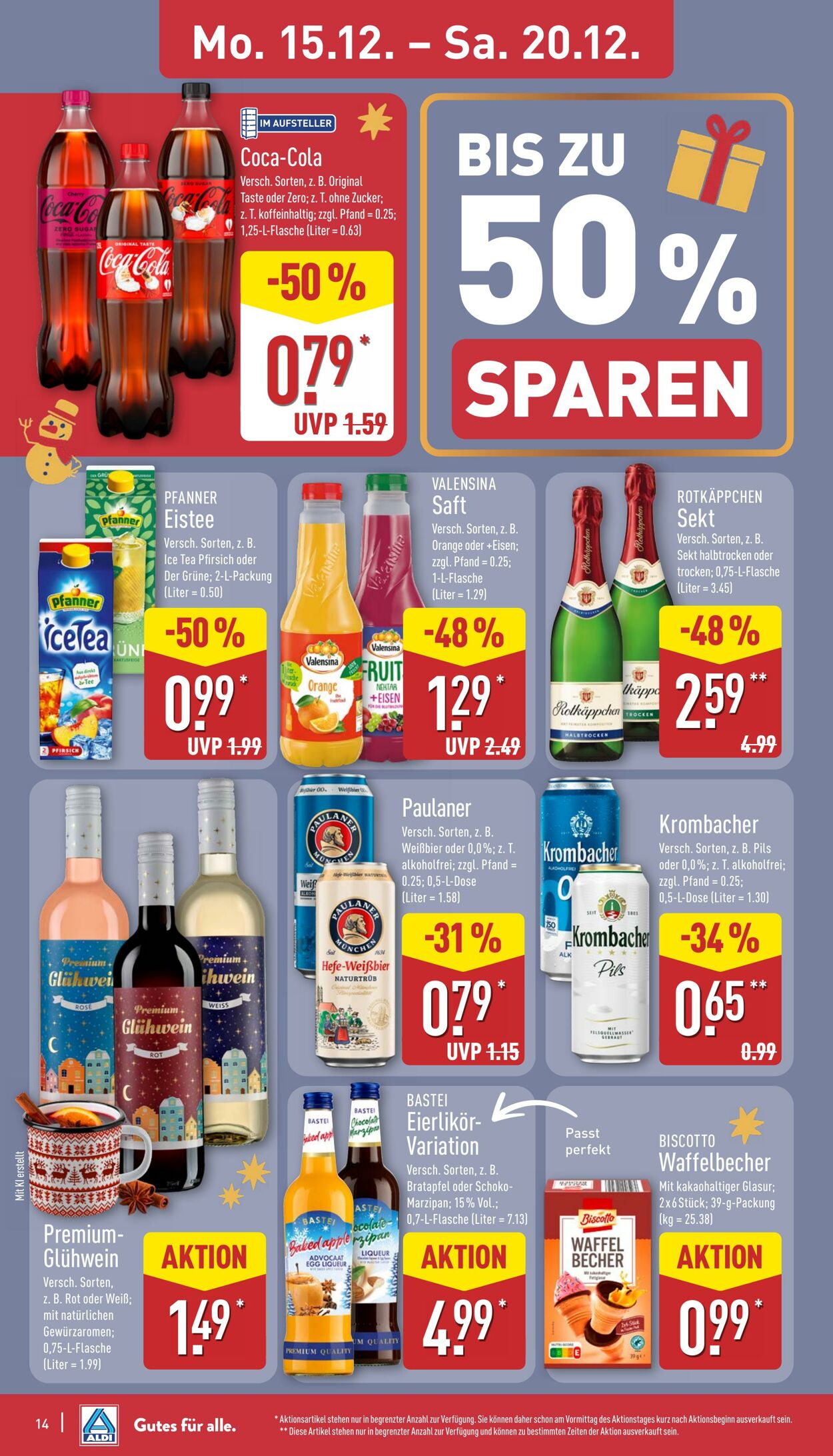 Prospekt Aldi-Nord 15.12.2025 - 20.12.2025