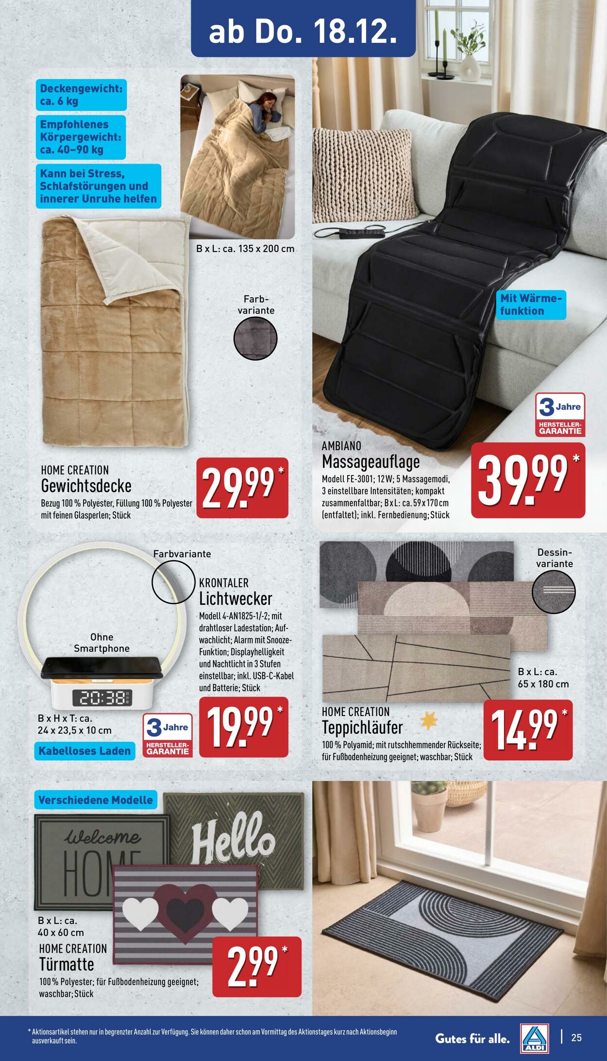 Prospekt Aldi-Nord 15.12.2025 - 20.12.2025