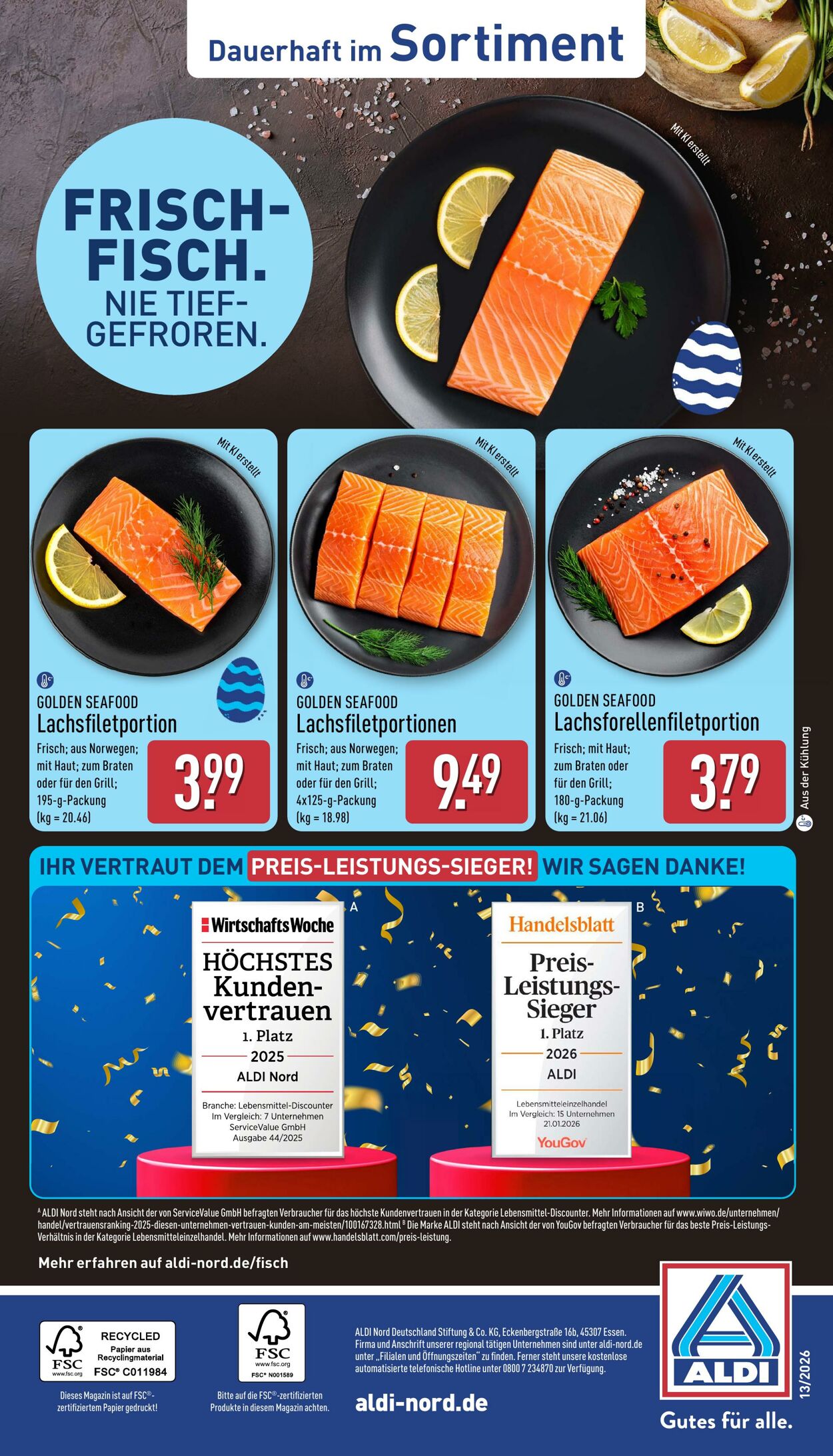 Prospekt Aldi-Nord 16.03.2026 - 21.03.2026