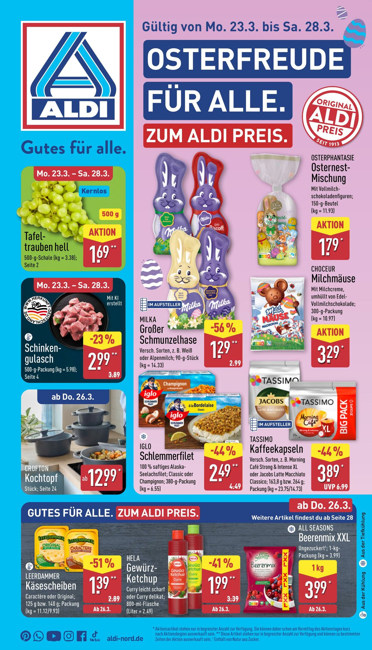 Prospekt Aldi-Nord 16.03.2026 - 21.03.2026