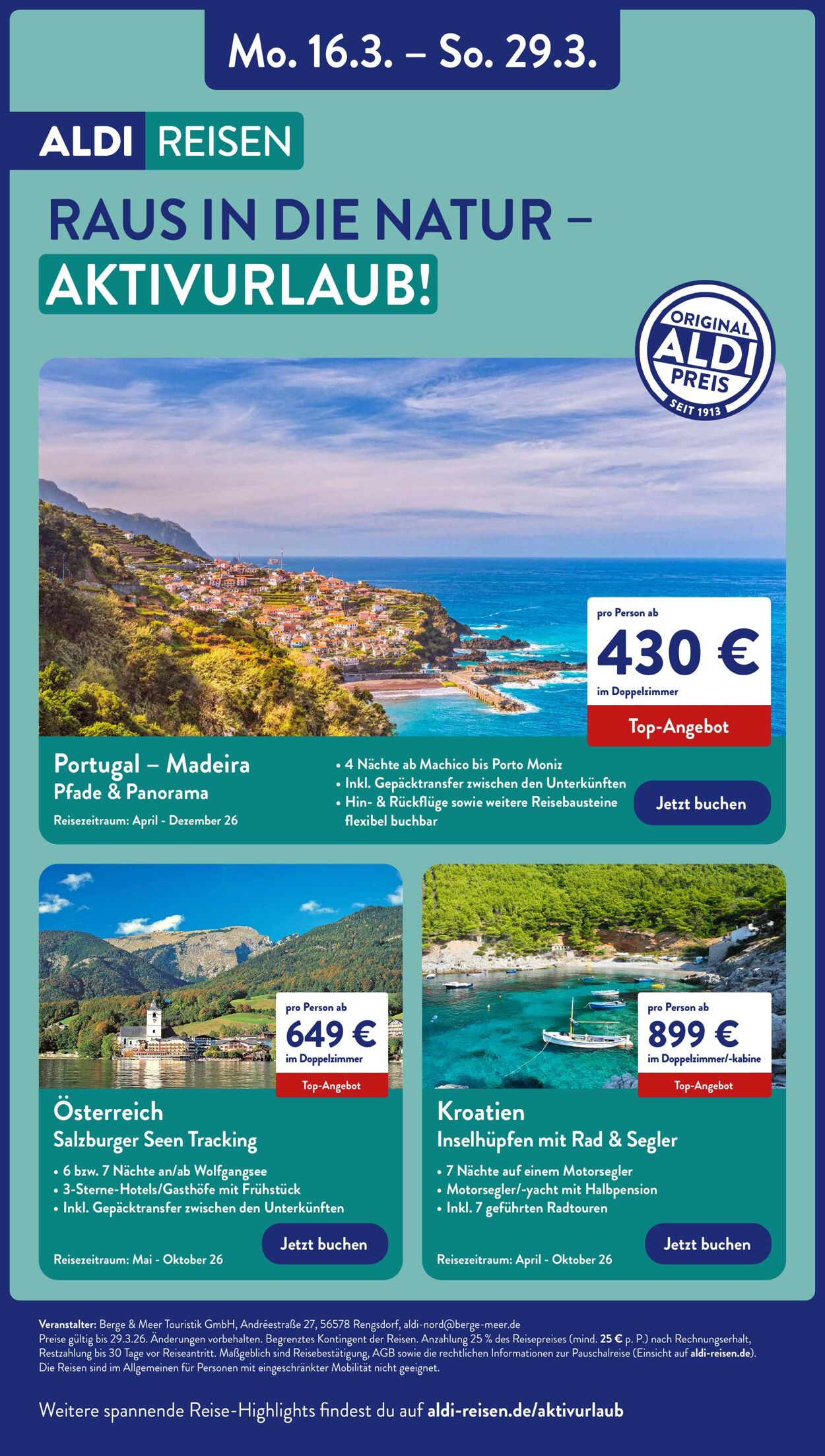Prospekt Aldi-Nord 16.03.2026 - 21.03.2026