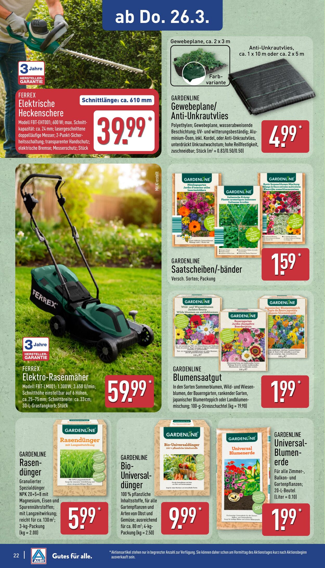 Prospekt Aldi-Nord 16.03.2026 - 21.03.2026