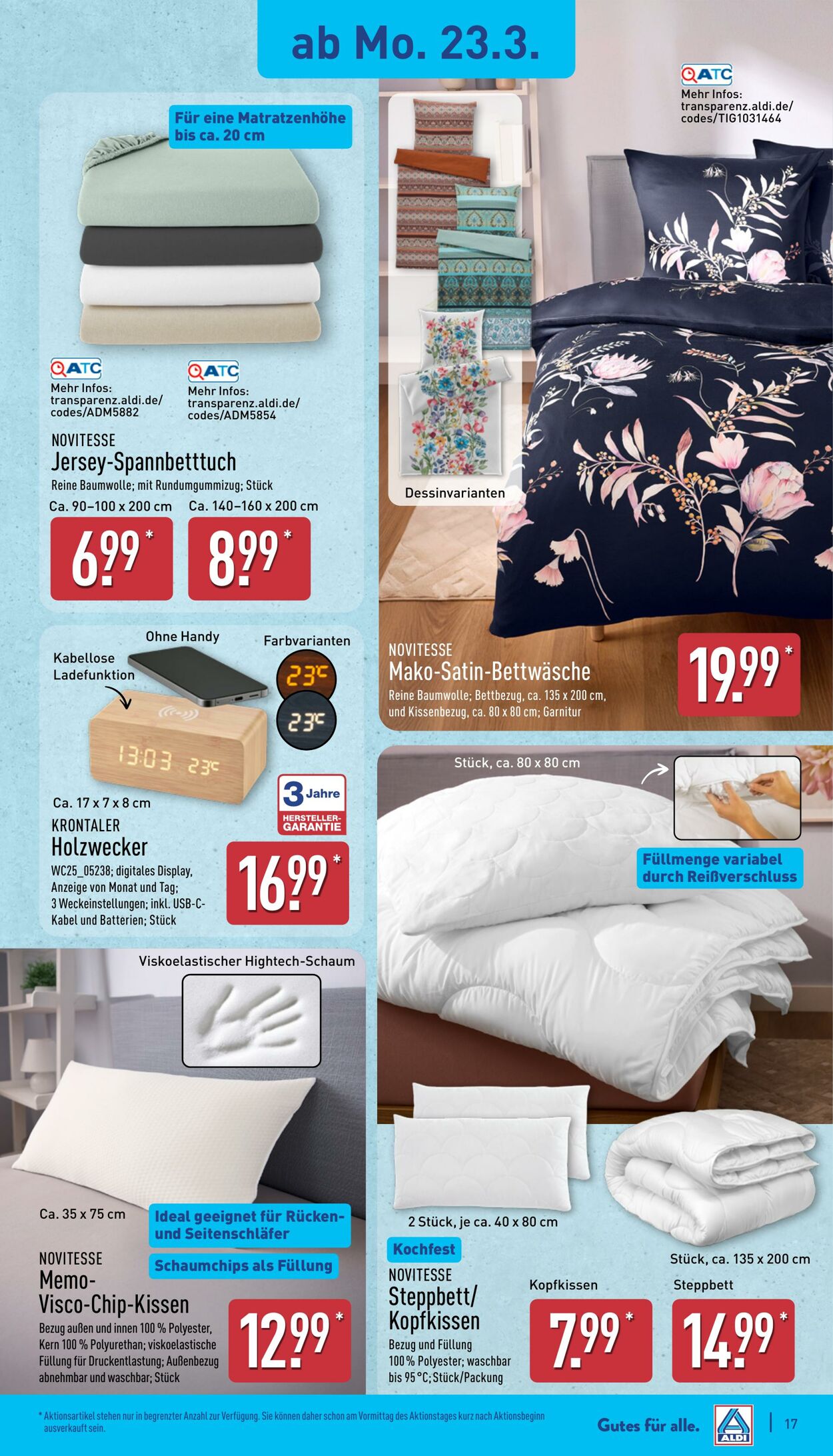 Prospekt Aldi-Nord 16.03.2026 - 21.03.2026