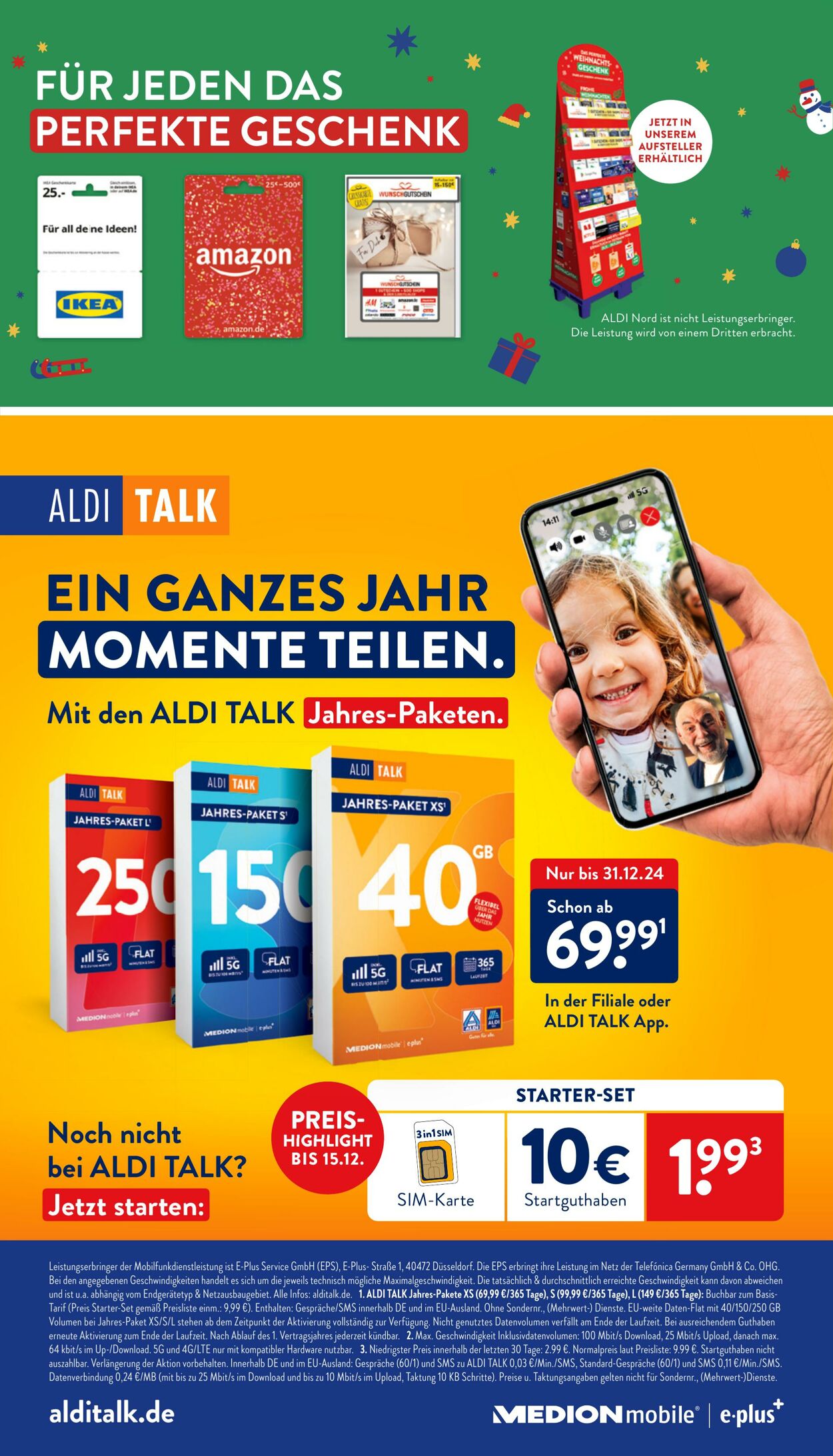 Prospekt Aldi-Nord 25.11.2024 - 30.11.2024