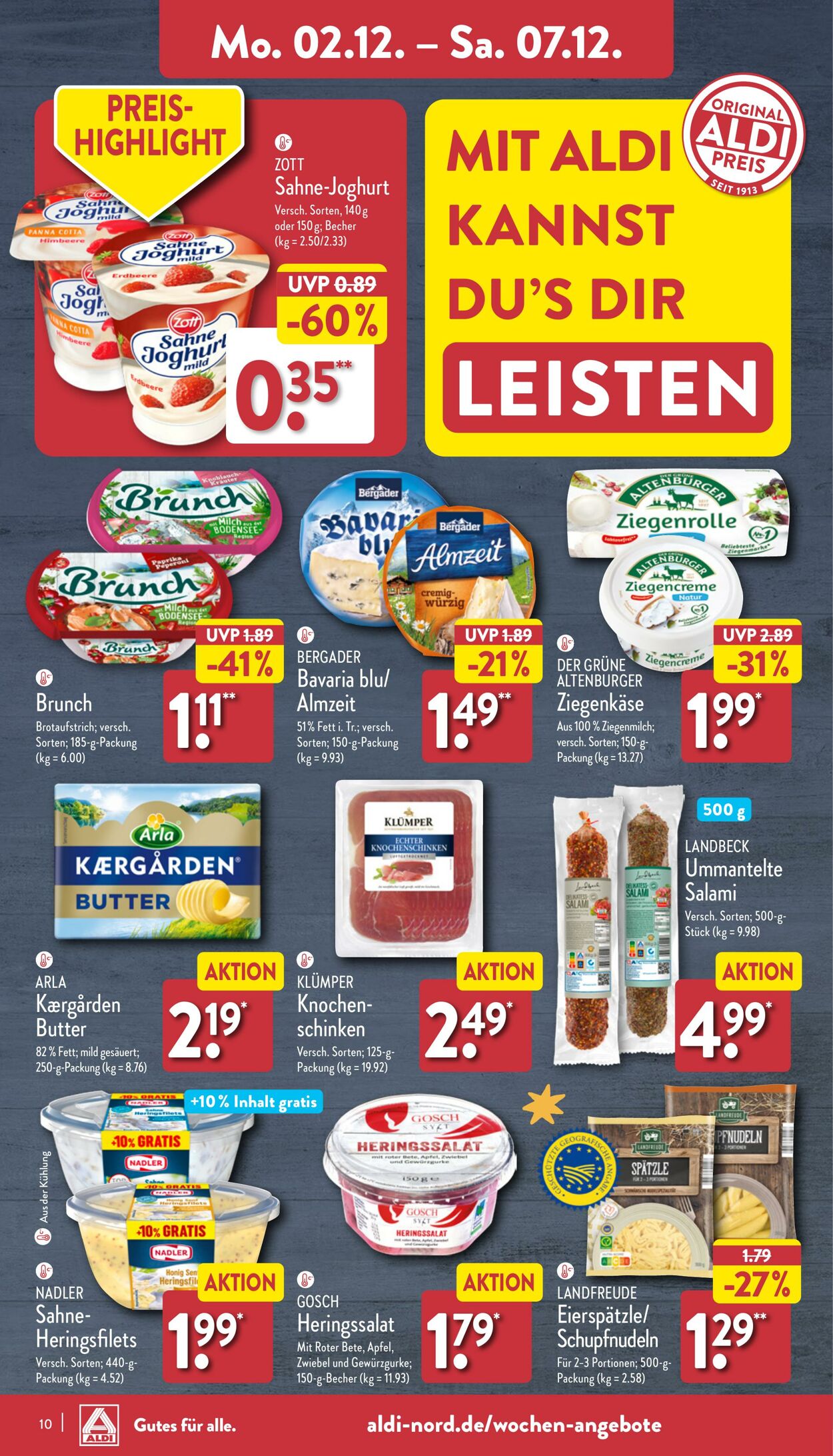 Prospekt Aldi-Nord 25.11.2024 - 30.11.2024